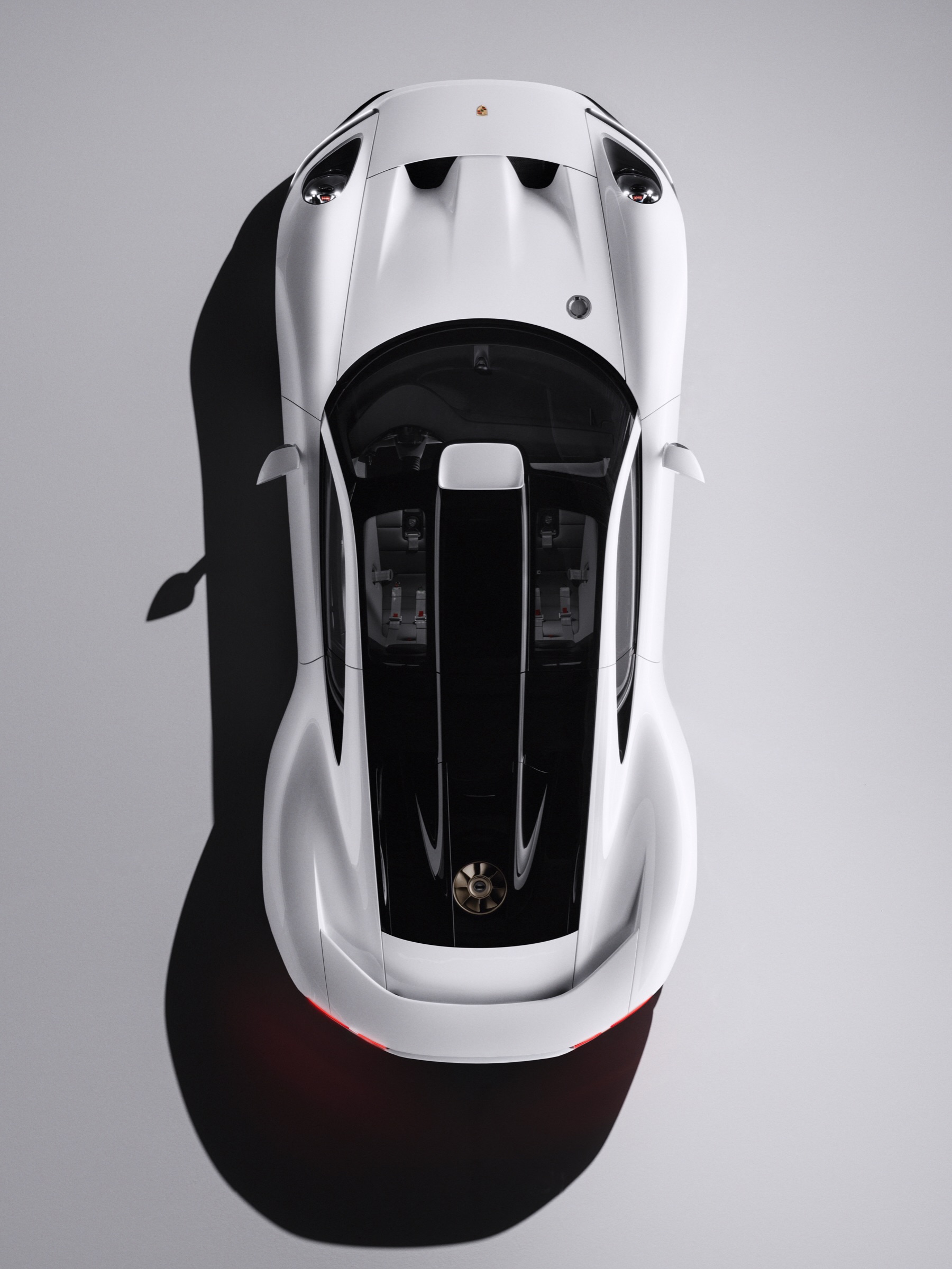 Porsche Mission S concept, shown in a carousel of photos released at its October 15, 2026 reveal