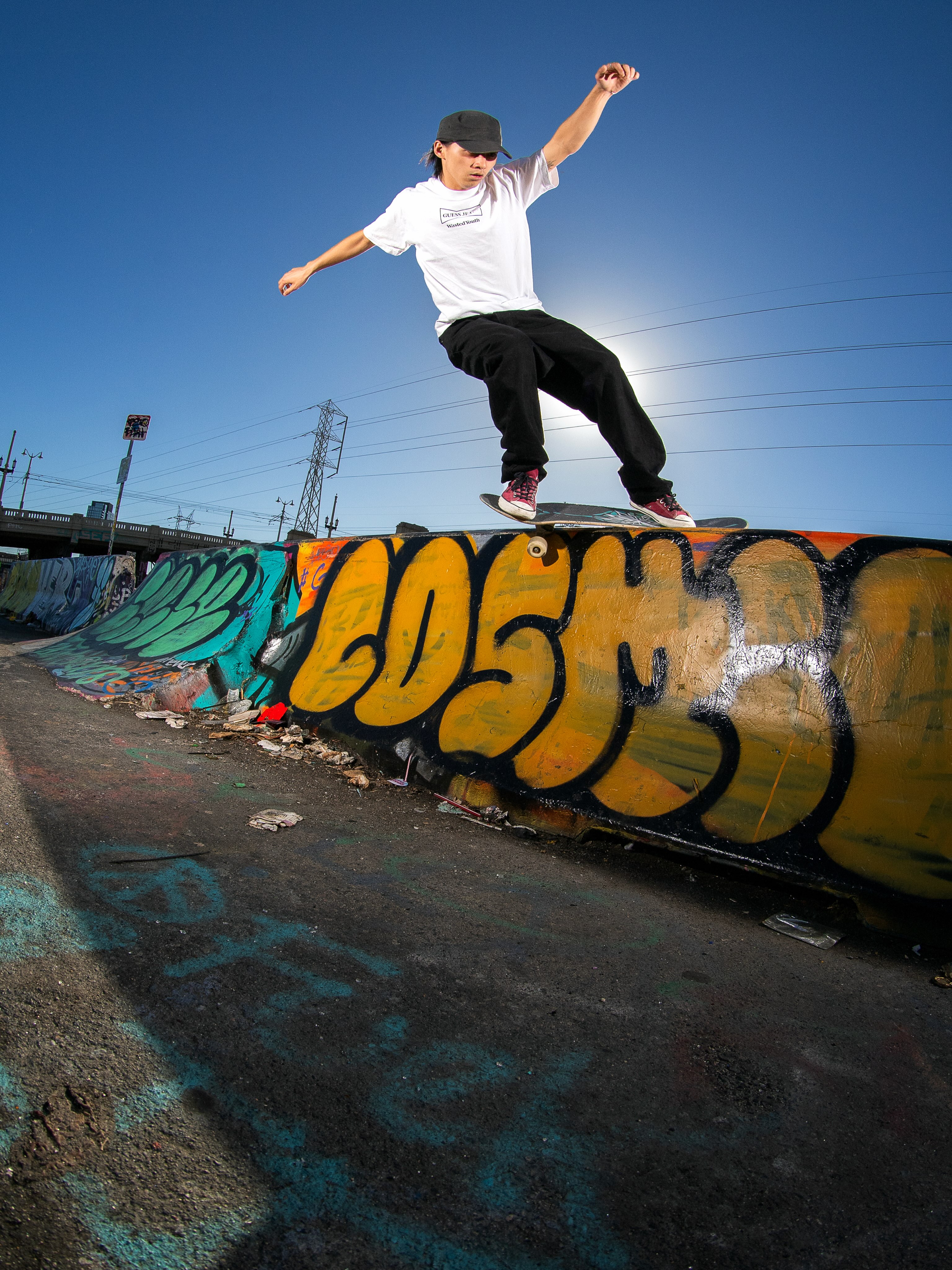 Wasted Youth x GUESS JEANS collaboration campaign imagery