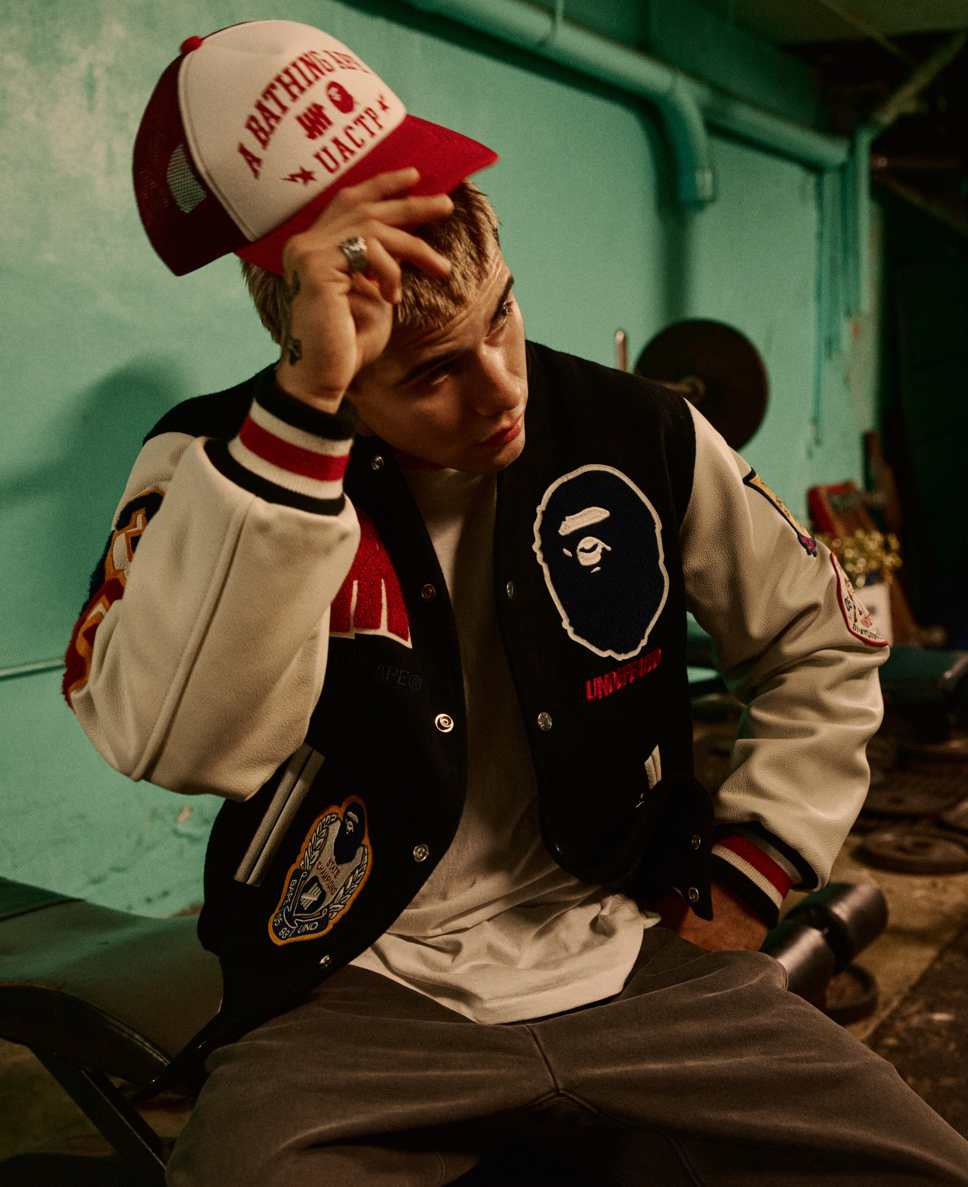 UNDEFEATED x BAPE Varsity Jacket Lands October 24 (image 2)