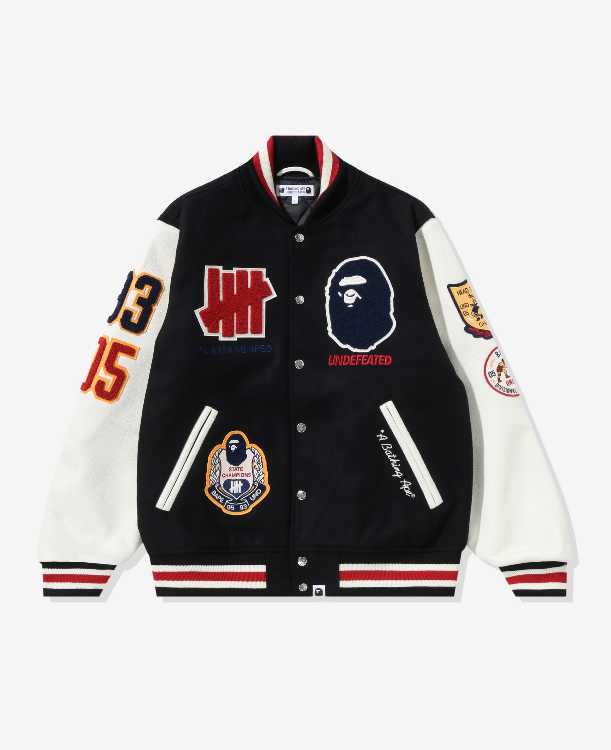 UNDEFEATED x BAPE Varsity Jacket Lands October 24 (image 3)