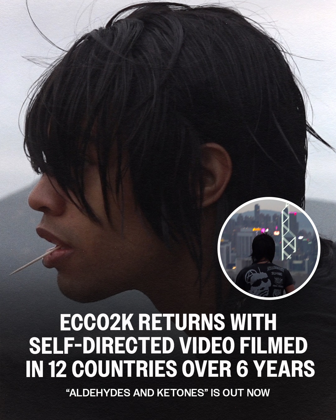 Still frames from the self directed Aldehydes and Ketones video by Ecco2k