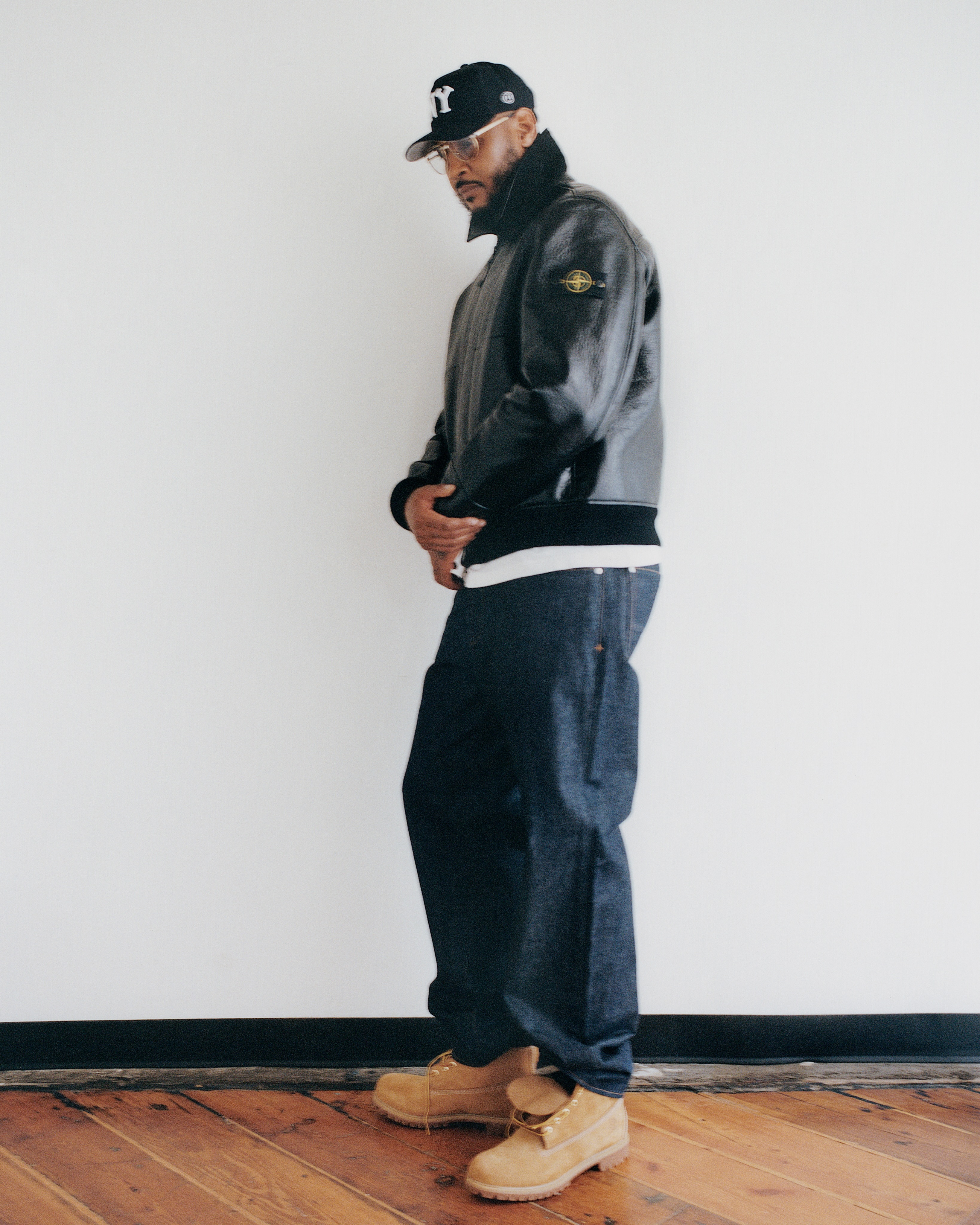 Carmelo Anthony Wears Stone Island's 20 Piece Saks Jacket (image 2)