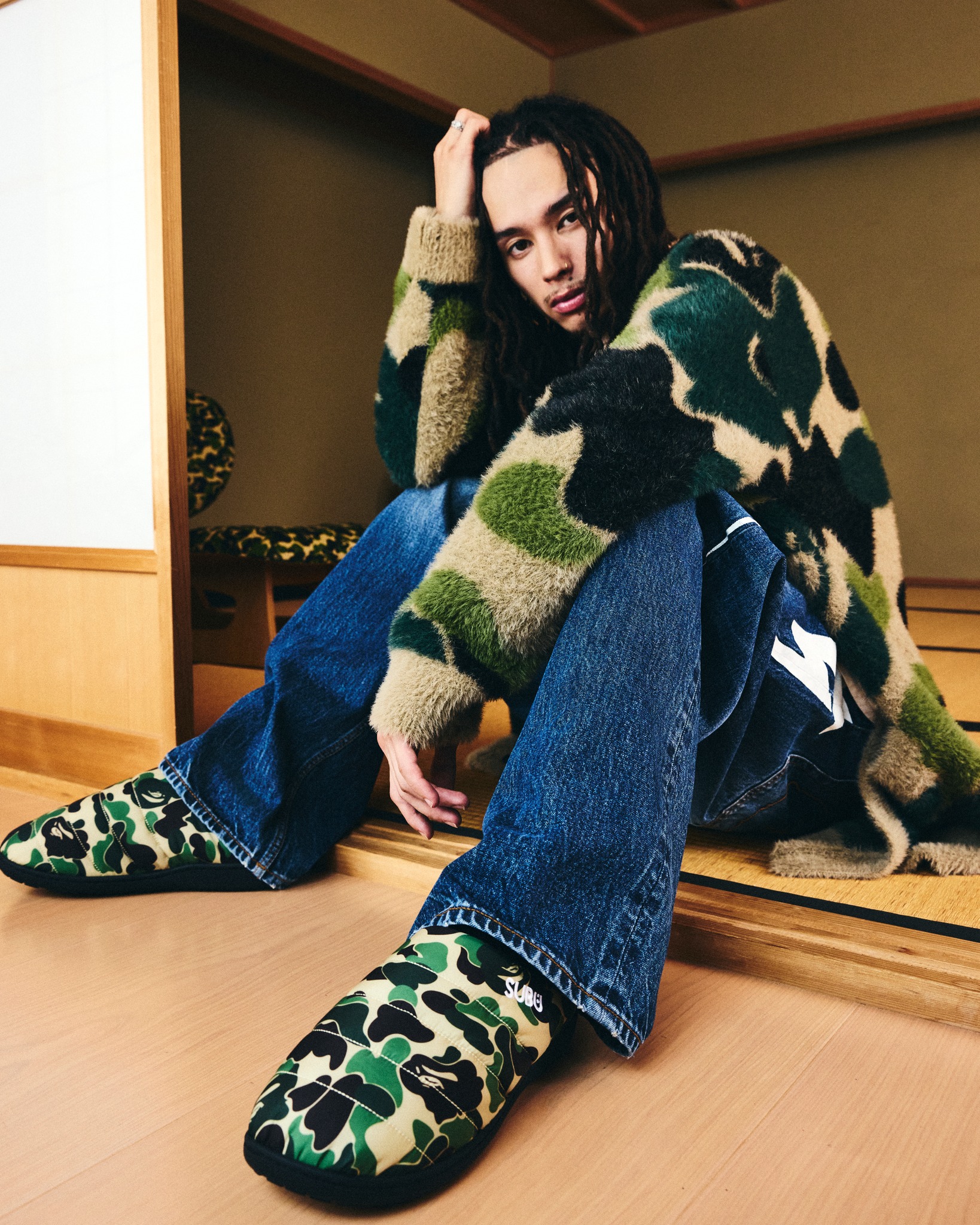 BAPE x SUBU ABC Camo collection campaign image