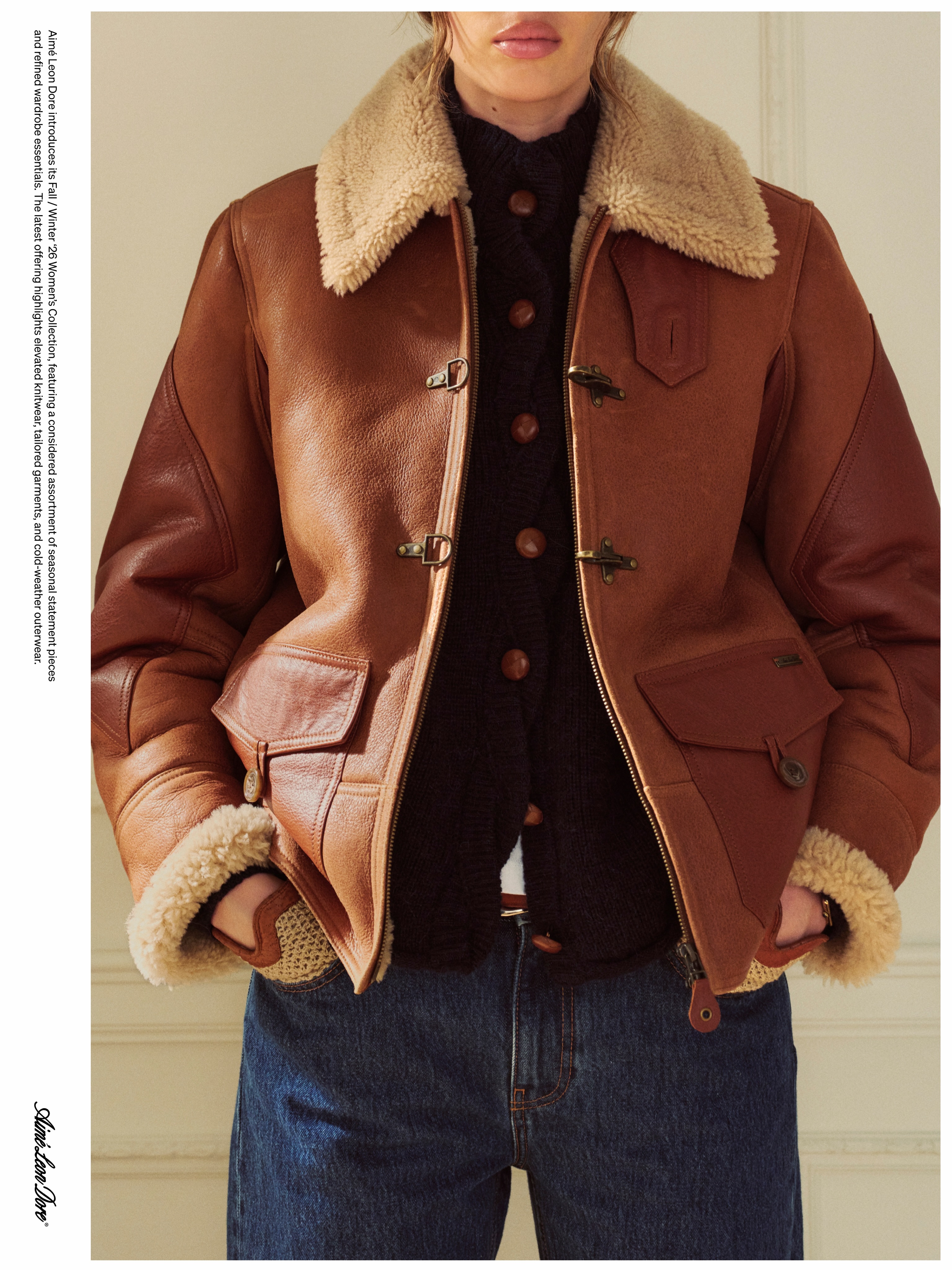 Aimé Leon Dore Fall Winter 2026 women's collection, first image of the carousel