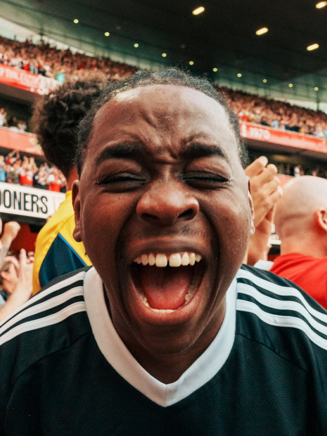 ADIDAS BUILT TOGETHER. BELIEVED TOGETHER. CHAMPIONS TOGETHER. AND MEANT ALL THREE.