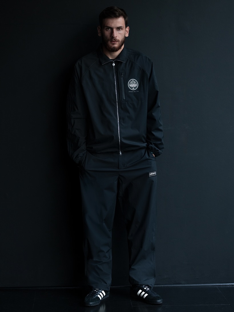 adidas SPZL F.C. football archive apparel, including polos, jerseys and tracksuits.