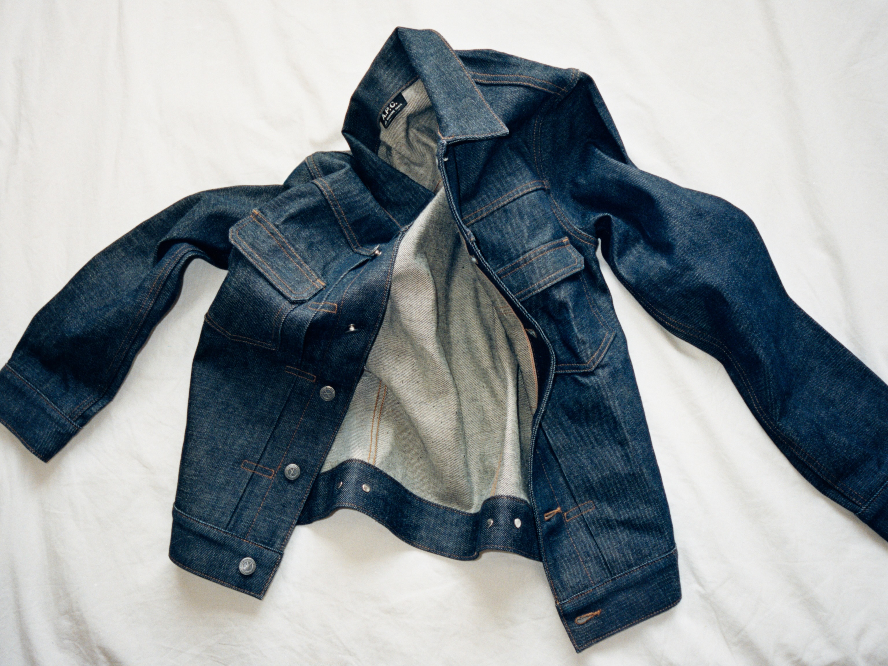 A.P.C. Fall Winter 2026 campaign image featuring denim