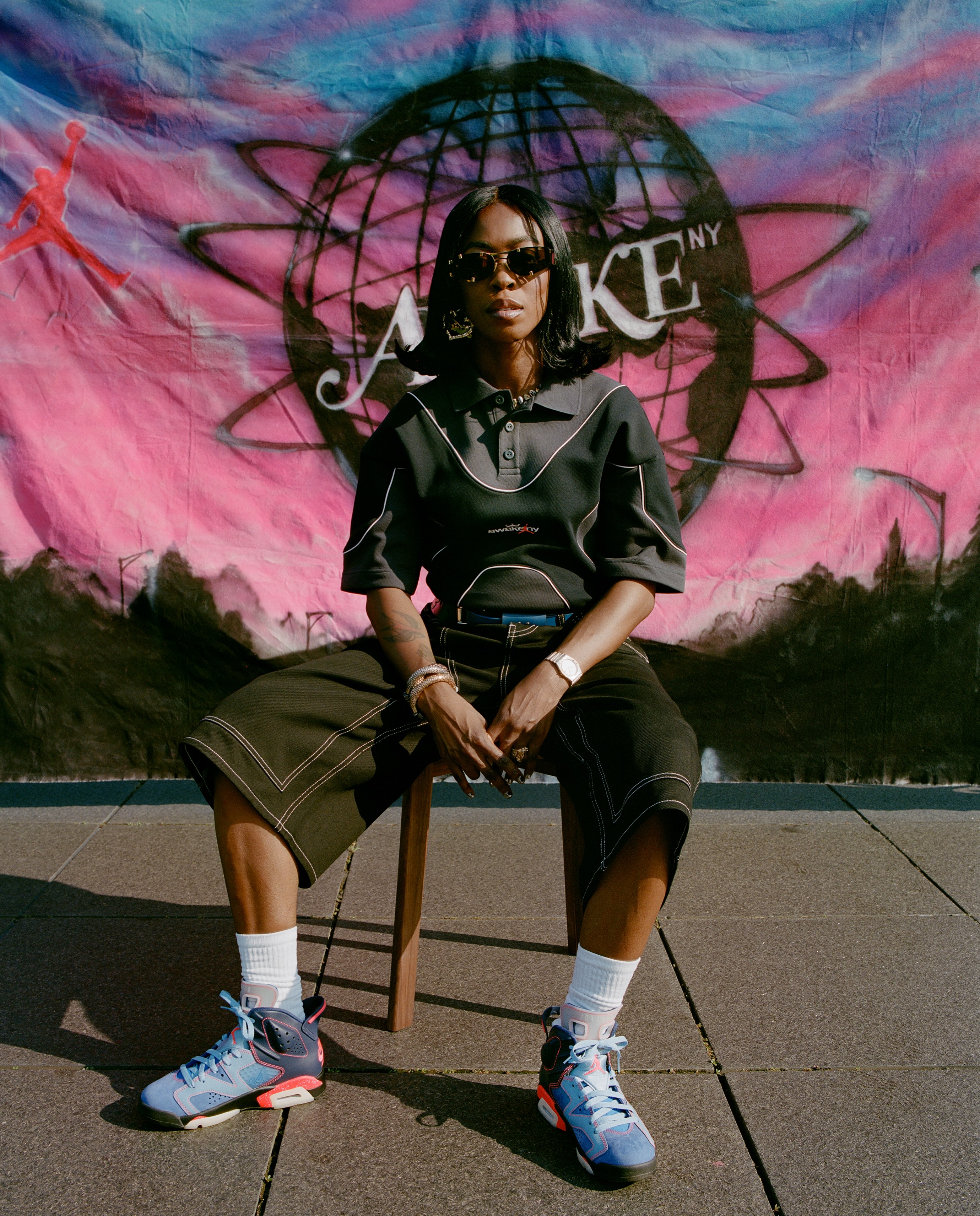 Awake NY and Jordan Brand Air Jordan 6 collaboration shown in campaign imagery