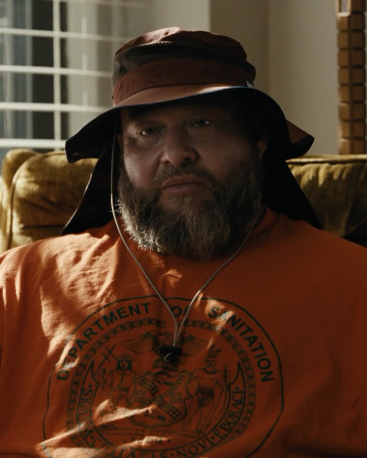 A promotional still from Action Bronson's Baklava short film Blackjaques and The Whisperer for the New Balance 2811.