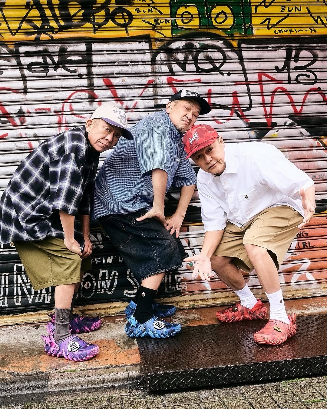 BAPE Put COLOR CAMO on a Crocs Echo RO Clog. Three Colorways. $110 Each. (image 2)