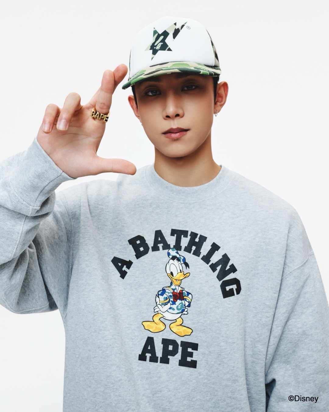 BAPE TAPS LNGSHOT'S RYUL FOR MICKEY AND FRIENDS DROP (image 4)
