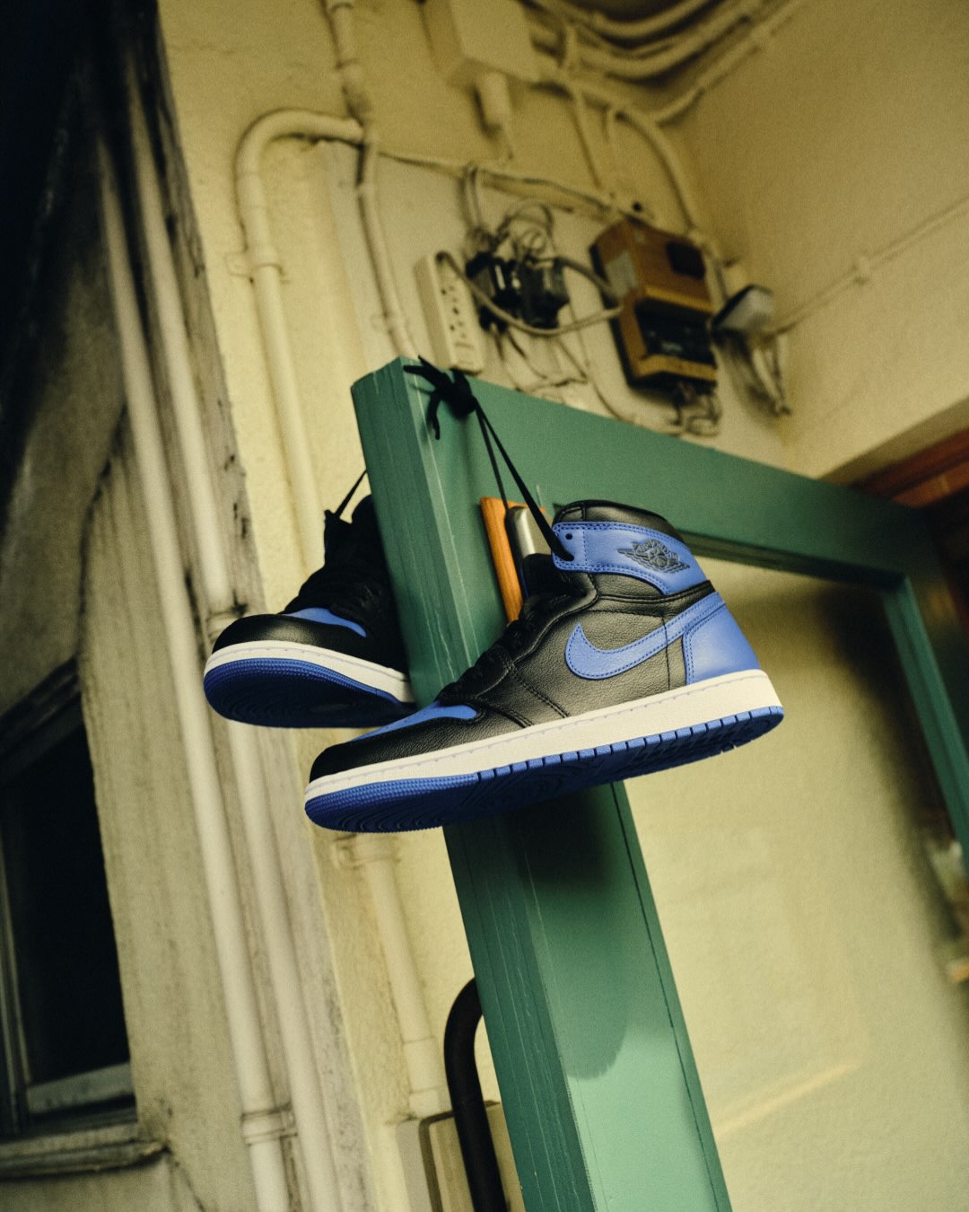 Air Jordan 1 High OG Royal sneaker from the Bodega release