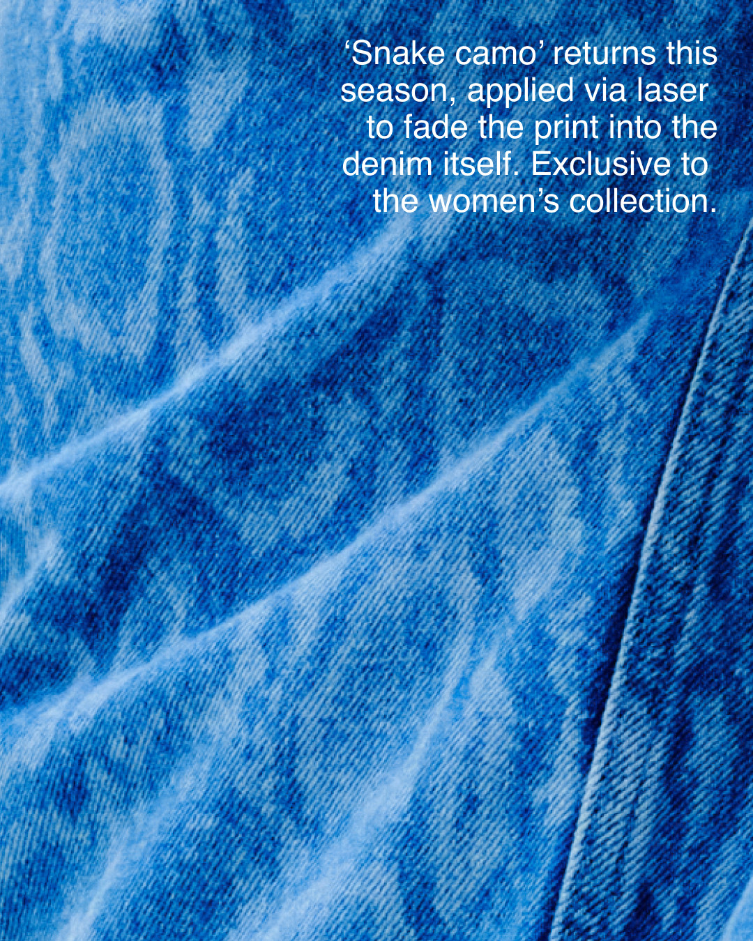 CARHARTT WIP'S SNAKE CAMO PRINT MOVES ONTO DENIM (image 2)