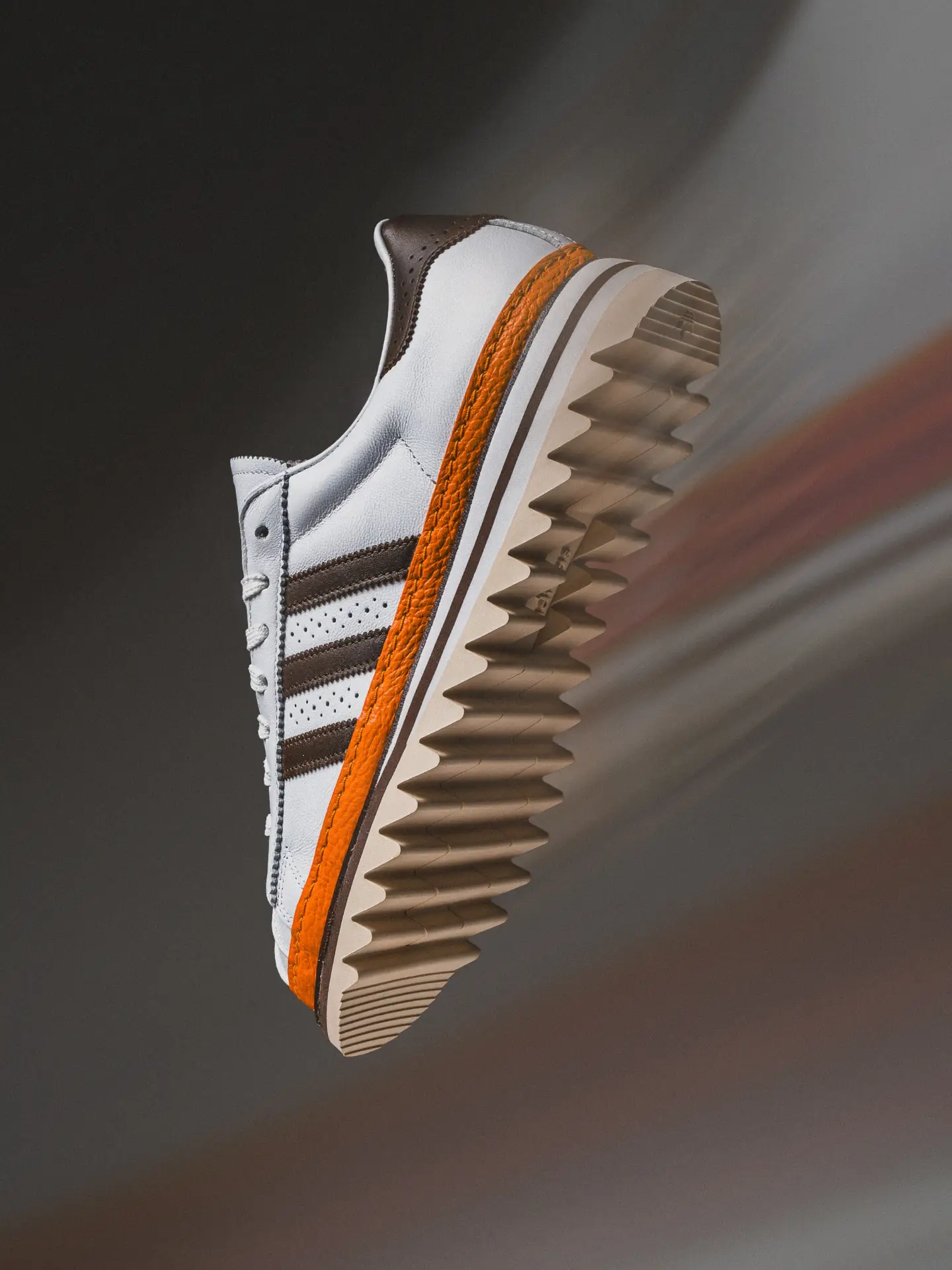 CLOT Superstar by Edison Chen in the Orange colorway as sold at Juicestore.