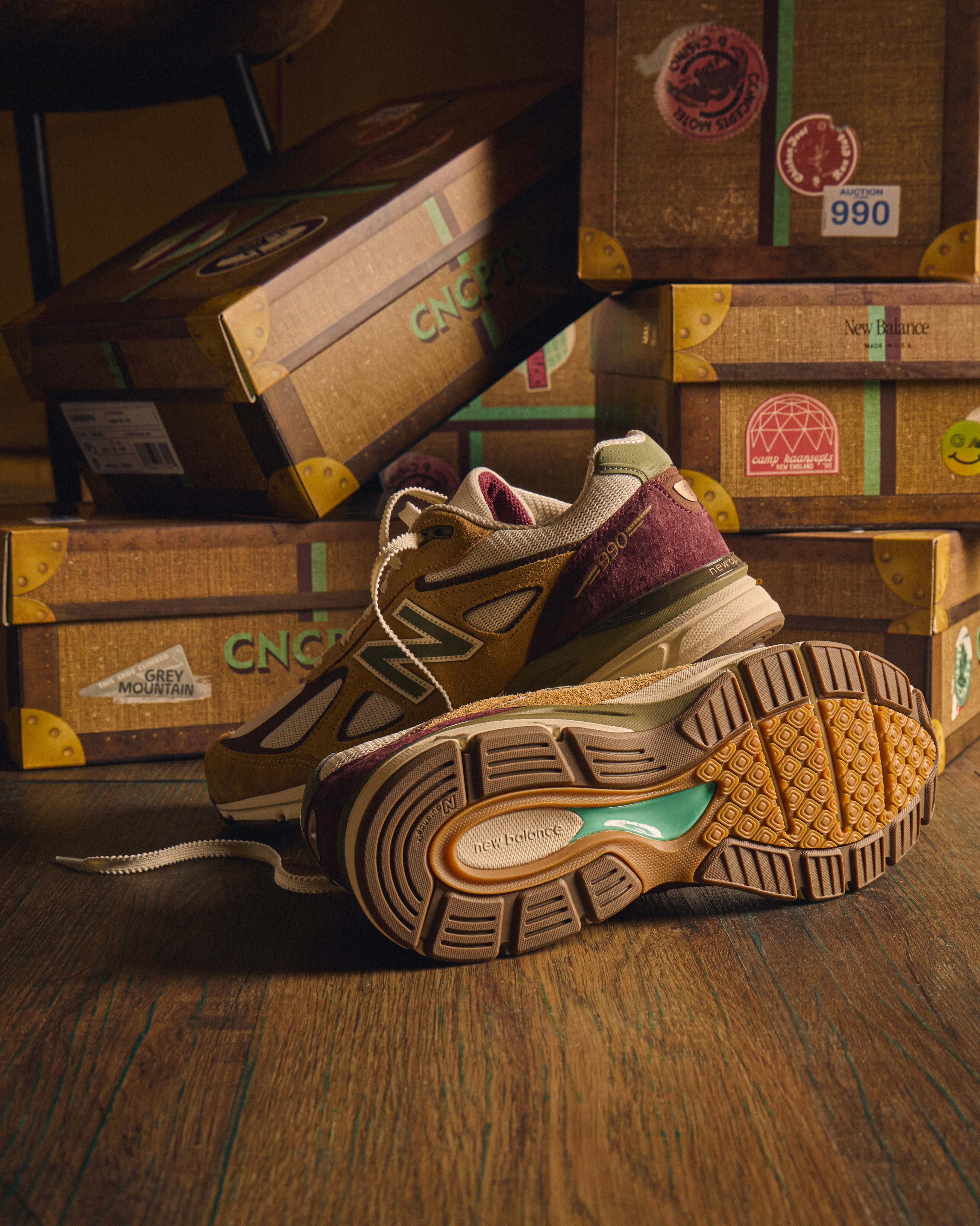 CONCEPTS' NEW BALANCE 990V4 PATINA IS BUILT TO AGE (image 3)
