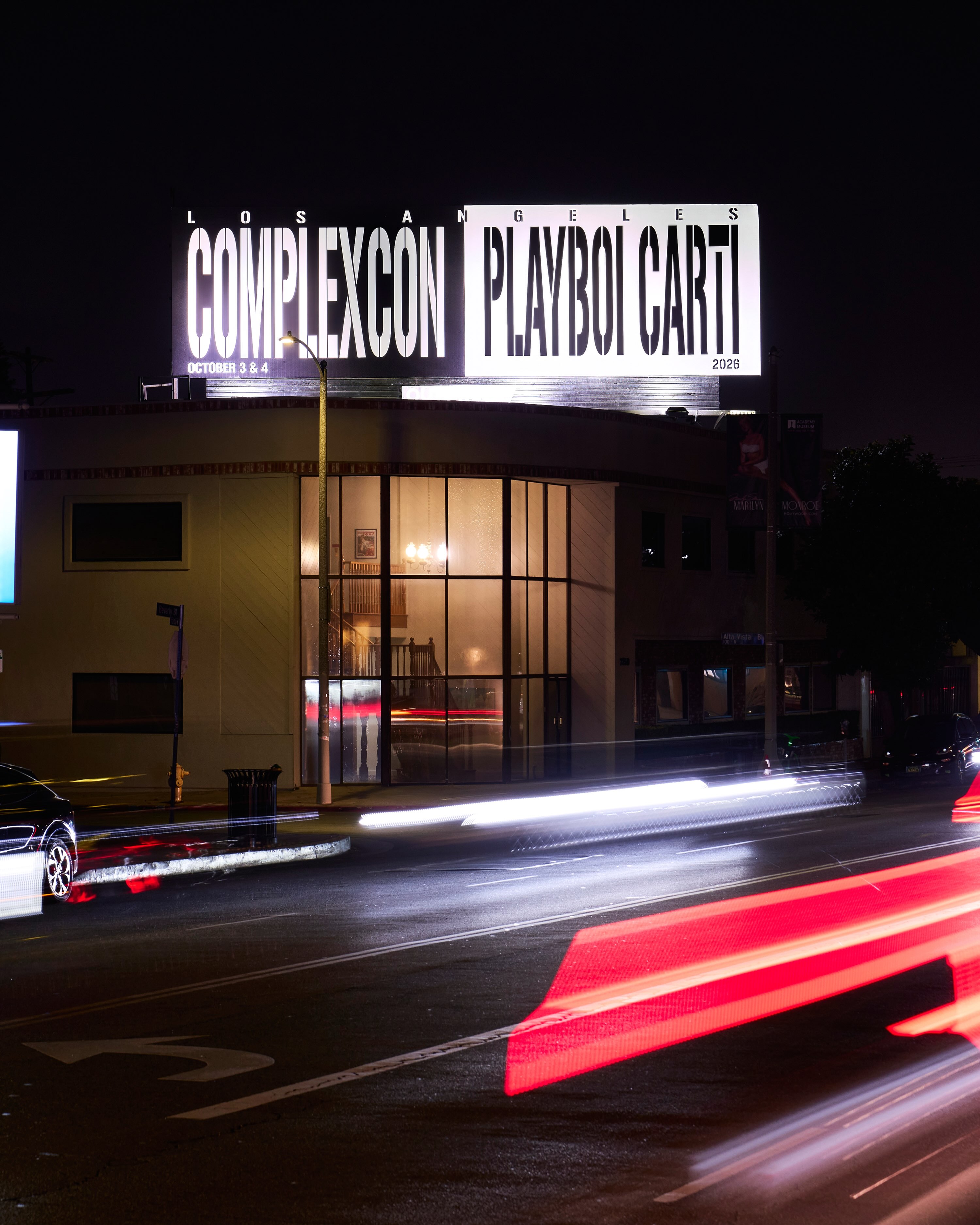 Playboi Carti pictured in a ComplexCon 2026 campaign image promoting the festival's tenth anniversary in Los Angeles.