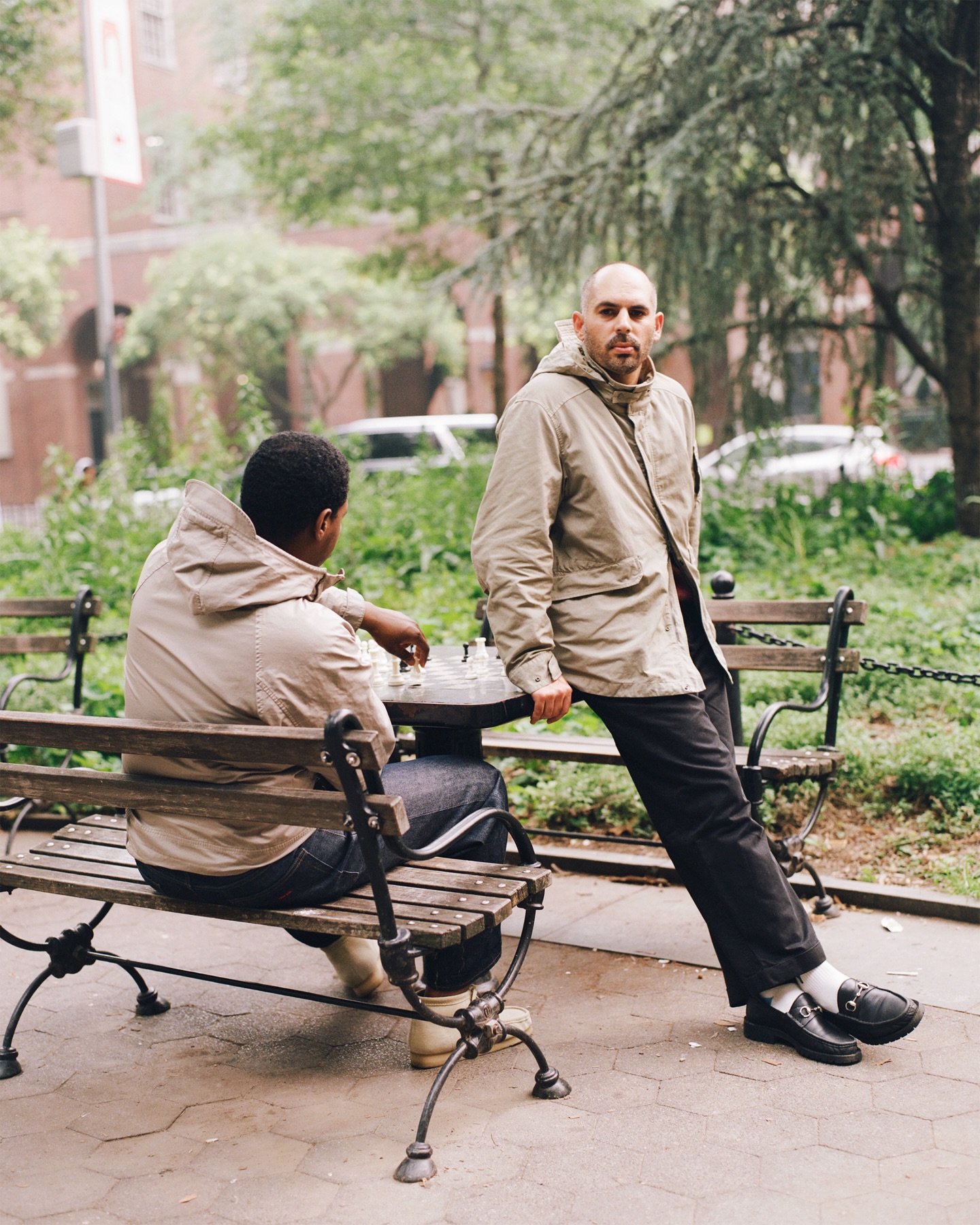 C.P. COMPANY DRESSES FOUR WASHINGTON SQUARE CHESS PLAYERS (image 2)