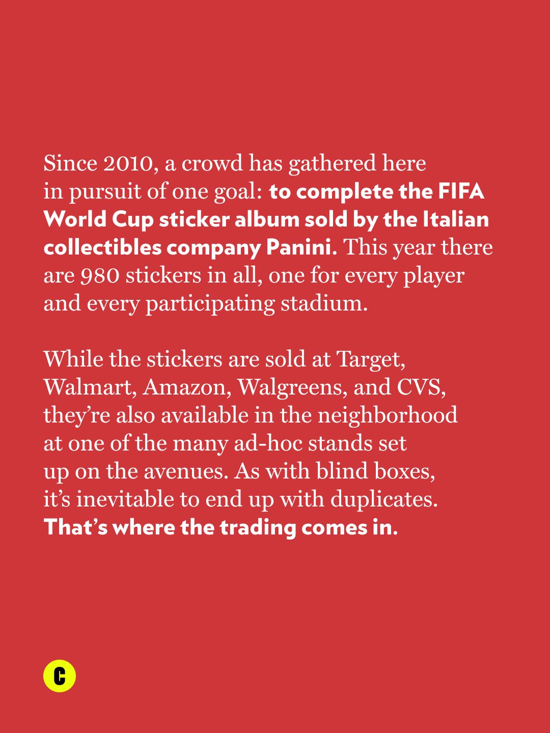 PANINI STICKER TRADERS HAVE MET IN QUEENS SINCE 2010 (image 5)