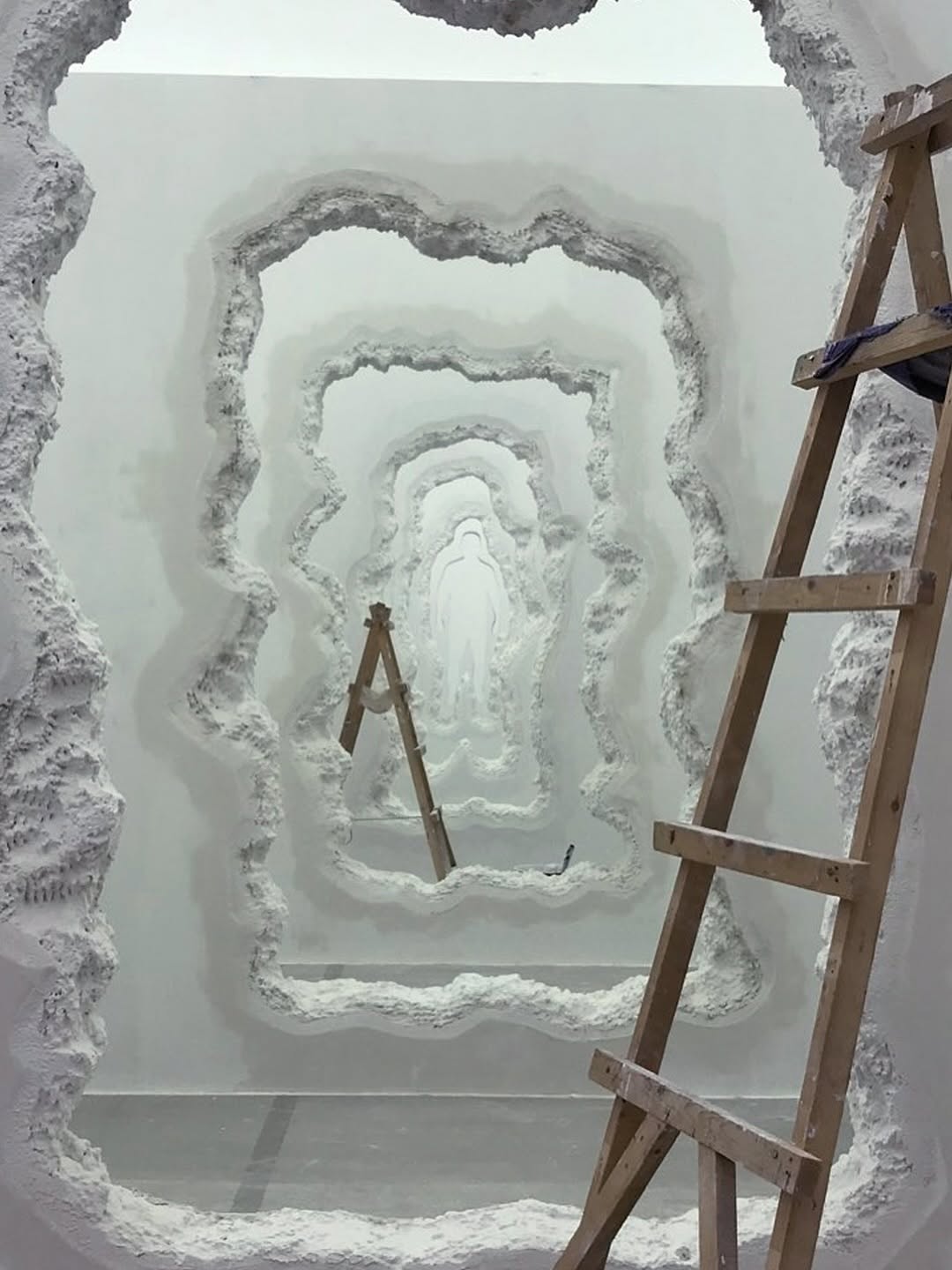 Daniel Arsham Wall Excavation Carved 300 Feet of Walls Into a Human Form (image 3)