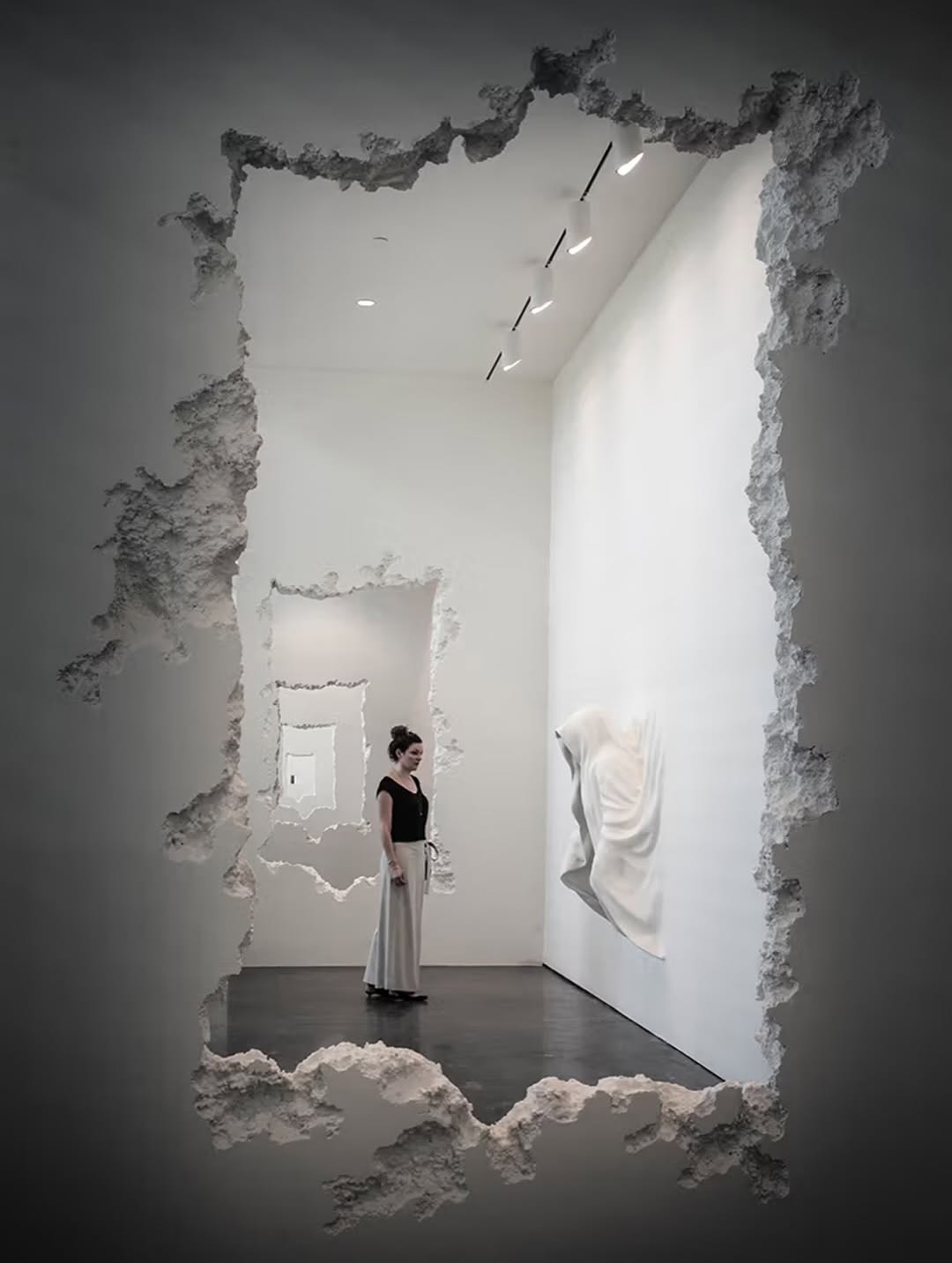 Daniel Arsham Wall Excavation Carved 300 Feet of Walls Into a Human Form (image 5)