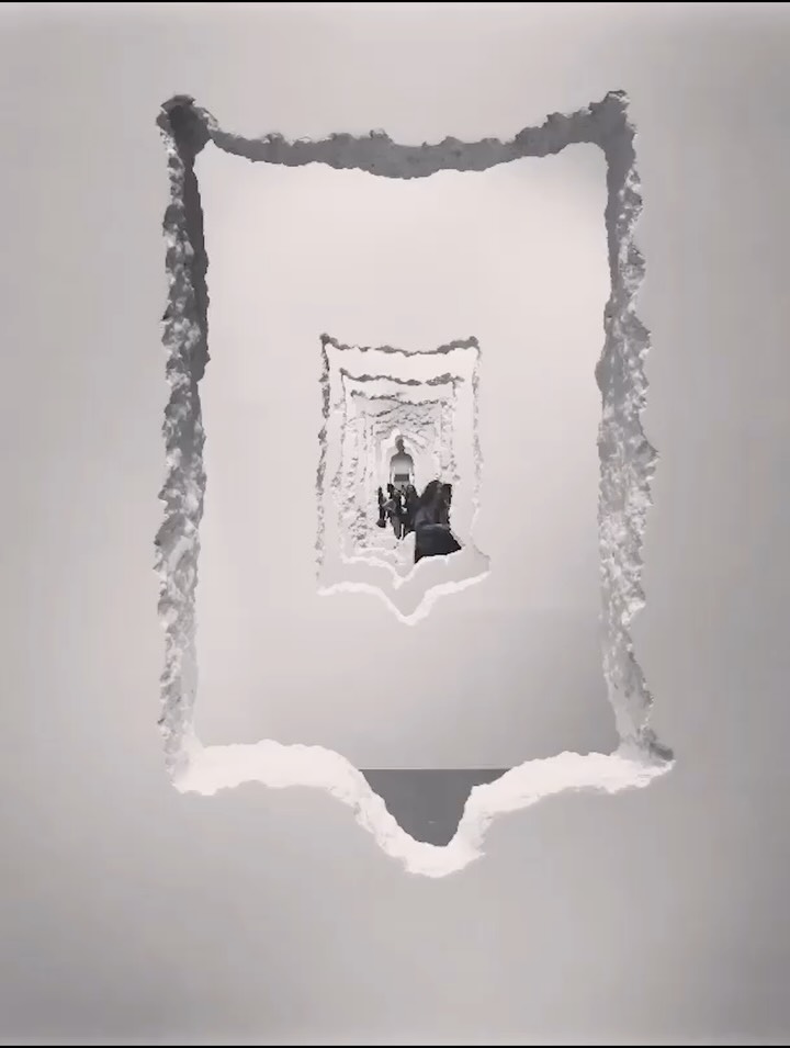 Daniel Arsham Wall Excavation Carved 300 Feet of Walls Into a Human Form (image 8)