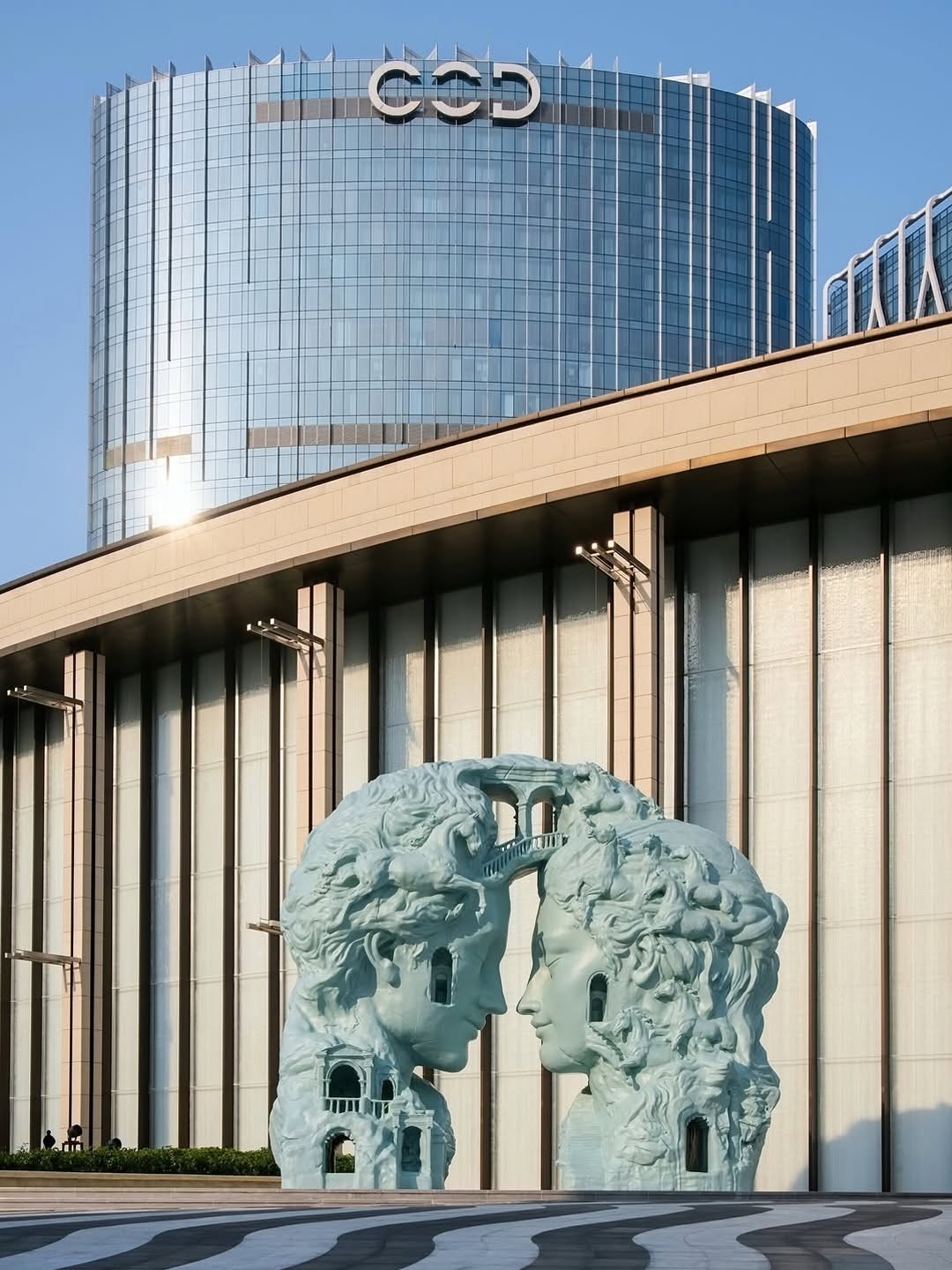Daniel Arsham Turned Two Hollow Heads Into a Walkable Architecture (image 3)