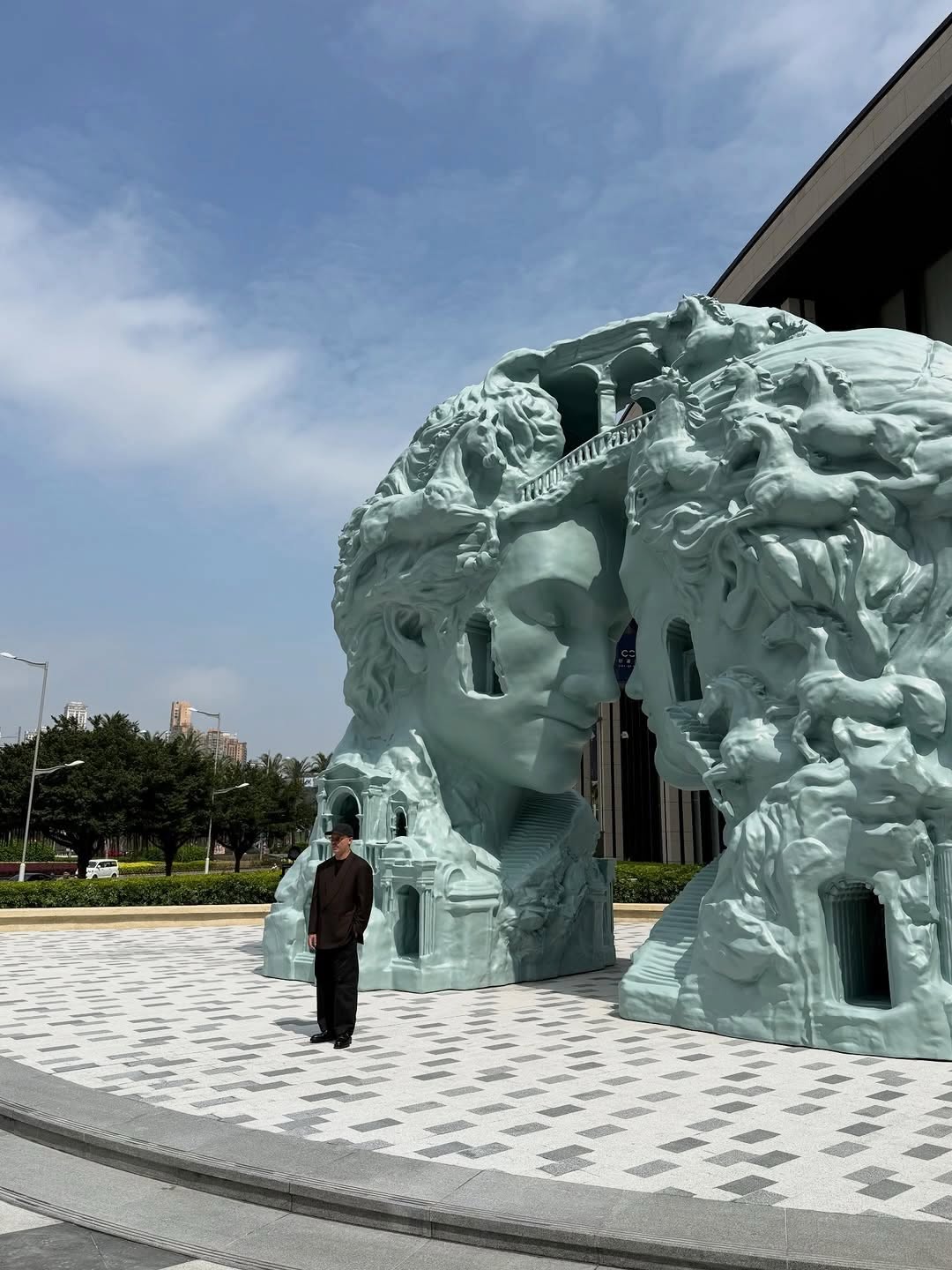 Daniel Arsham Turned Two Hollow Heads Into a Walkable Architecture (image 5)