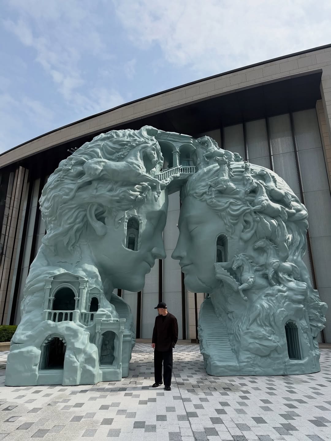 Daniel Arsham Turned Two Hollow Heads Into a Walkable Architecture (image 7)