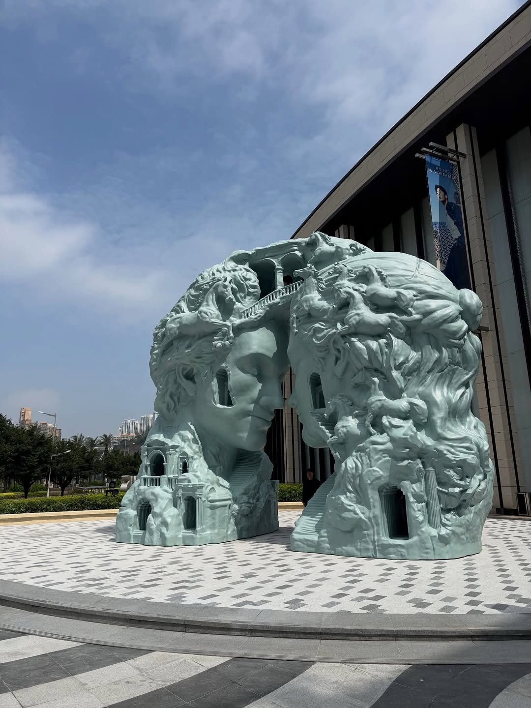Daniel Arsham Turned Two Hollow Heads Into a Walkable Architecture (image 8)