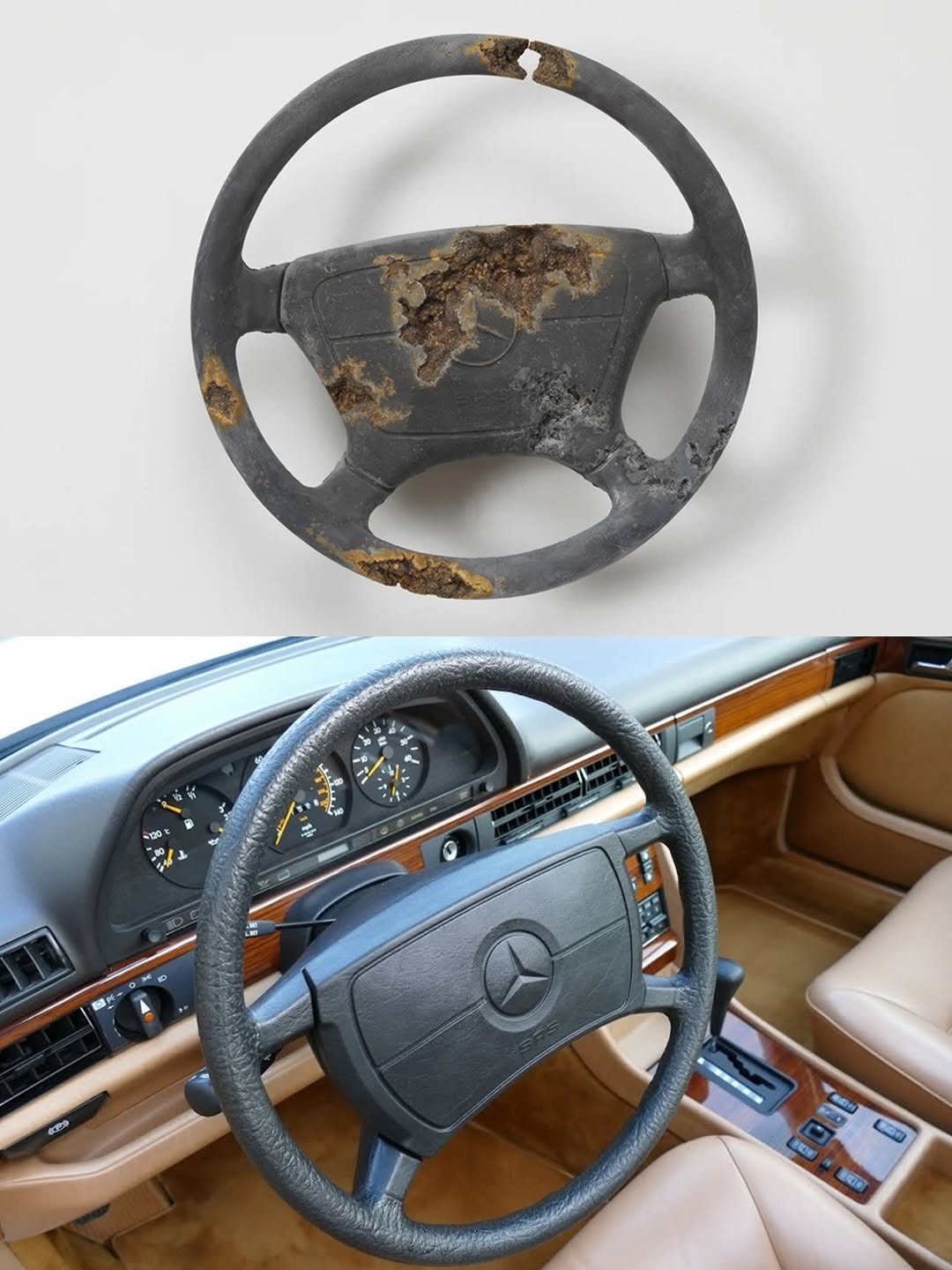 Daniel Arsham Cast the W124 Steering Wheel Four Times in 2015 (image 3)