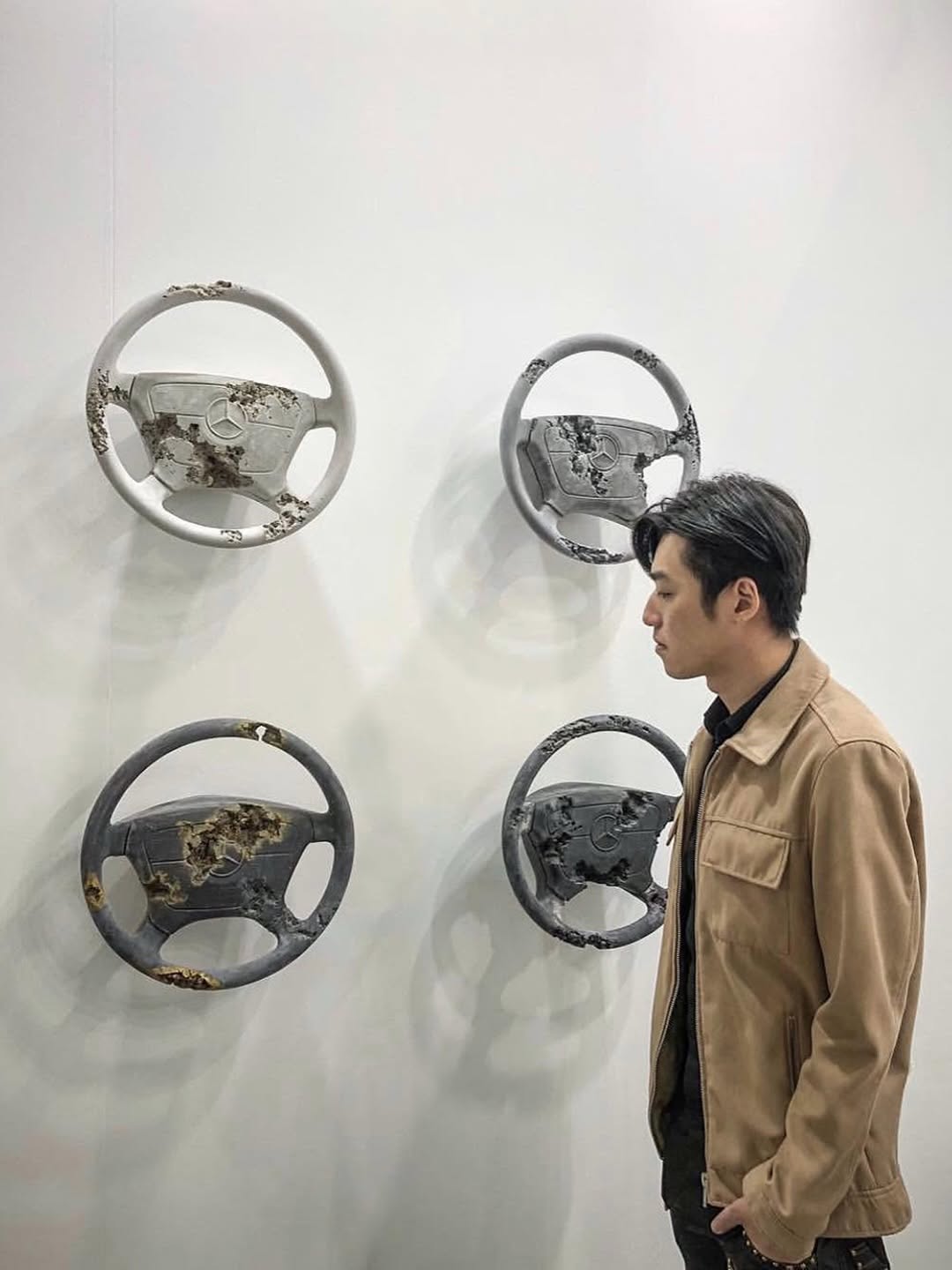 Daniel Arsham Cast the W124 Steering Wheel Four Times in 2015 (image 8)