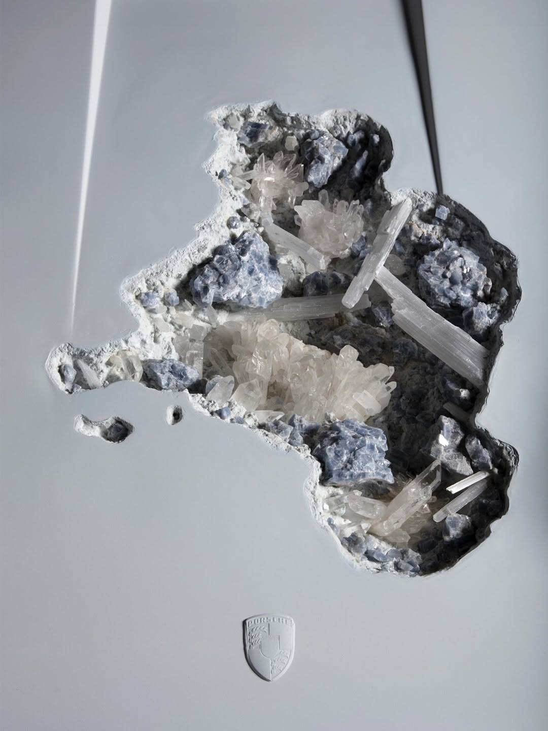 DANIEL ARSHAM BUILT A PORSCHE 911 FROM BLUE CALCITE AND HYDROSTONE AND CALLED IT ARCHAEOLOGY (image 5)