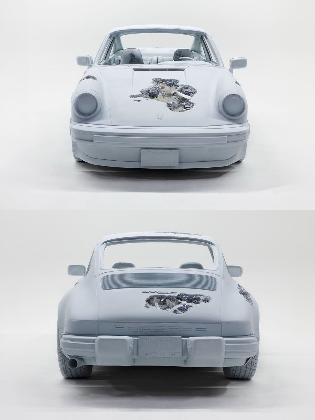 DANIEL ARSHAM BUILT A PORSCHE 911 FROM BLUE CALCITE AND HYDROSTONE AND CALLED IT ARCHAEOLOGY (image 7)