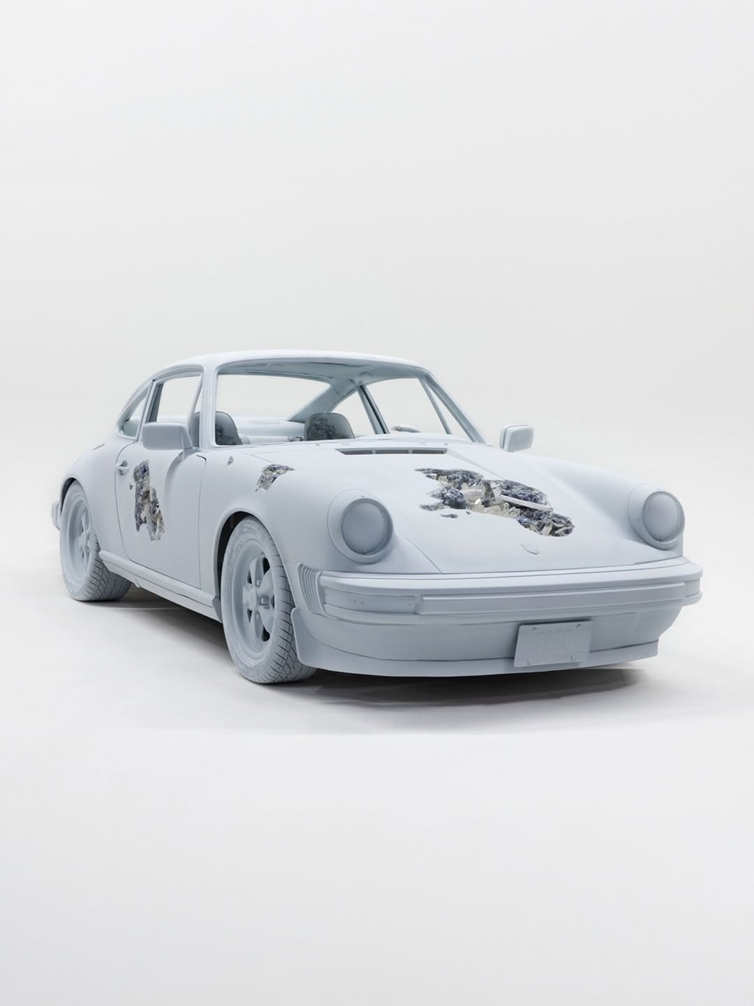 DANIEL ARSHAM BUILT A PORSCHE 911 FROM BLUE CALCITE AND HYDROSTONE AND CALLED IT ARCHAEOLOGY (image 8)