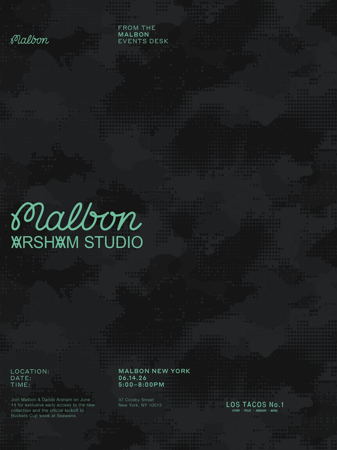 ARSHAM PREVIEWS NEW MALBON COLLECTION IN SOHO SUNDAY (image 2)