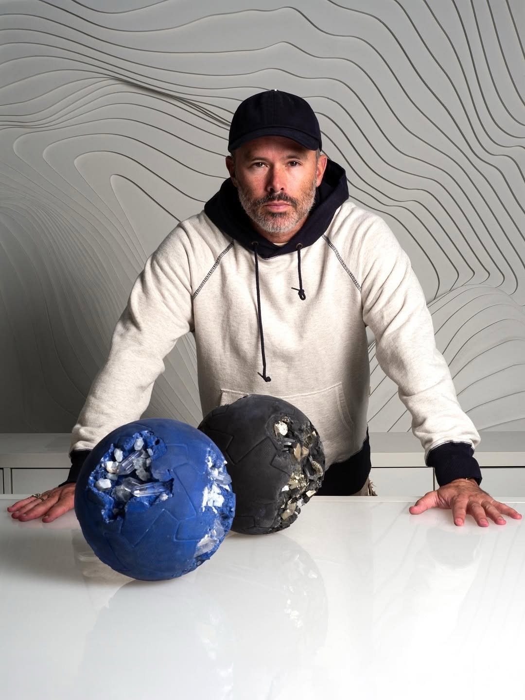 DANIEL ARSHAM MAPPED FOOTBALL AS A FUTURE RELIC (image 3)