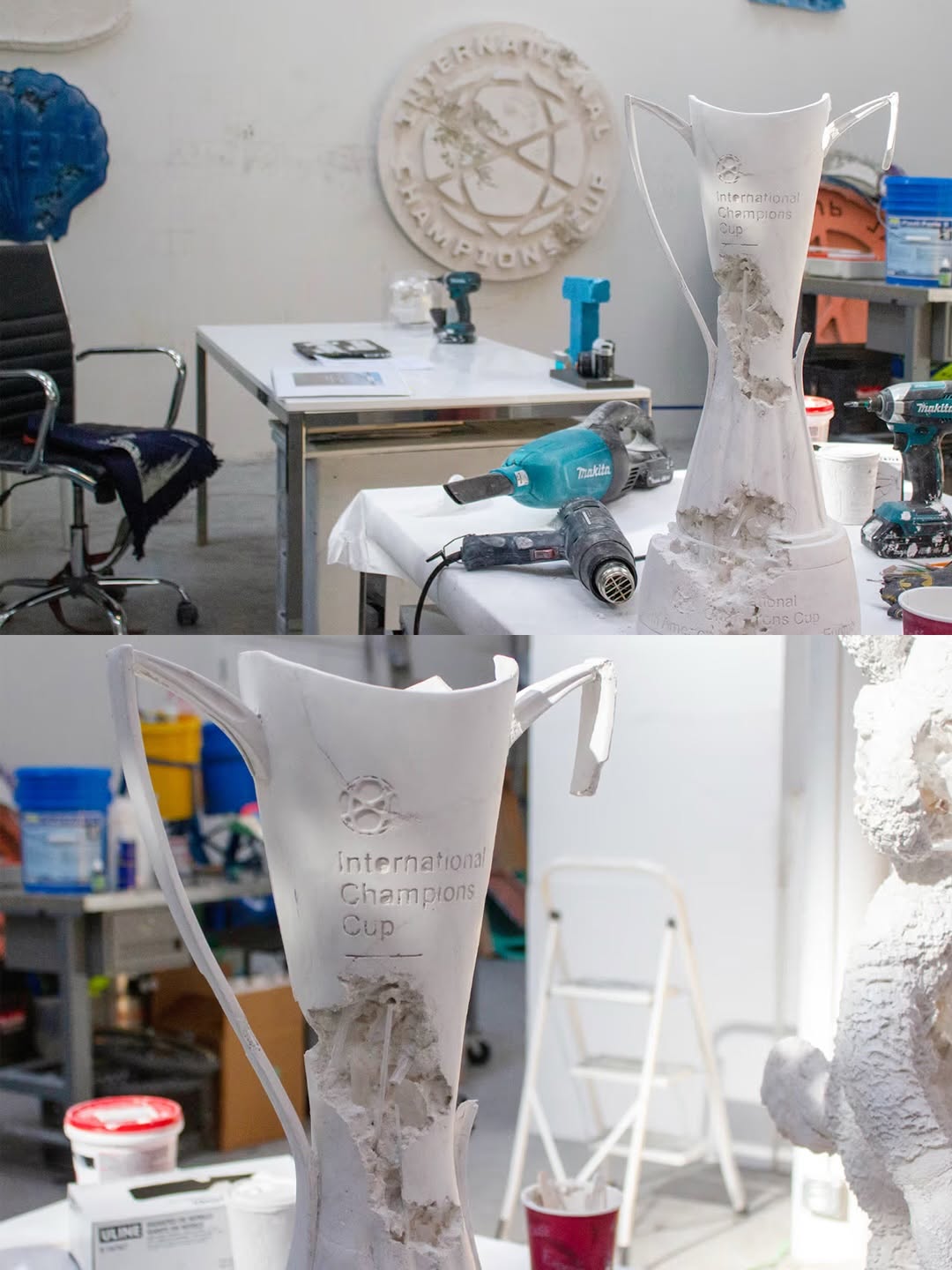 DANIEL ARSHAM MAPPED FOOTBALL AS A FUTURE RELIC (image 6)