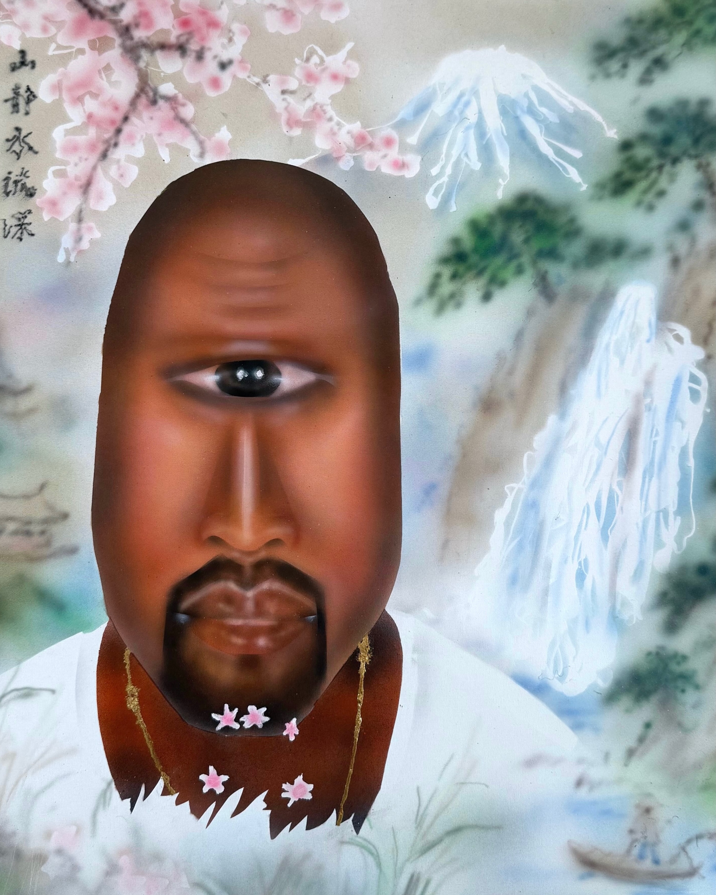 A SURREALIST PAINTS CHERRY BLOSSOMS INSTEAD OF MEMES (image 2)