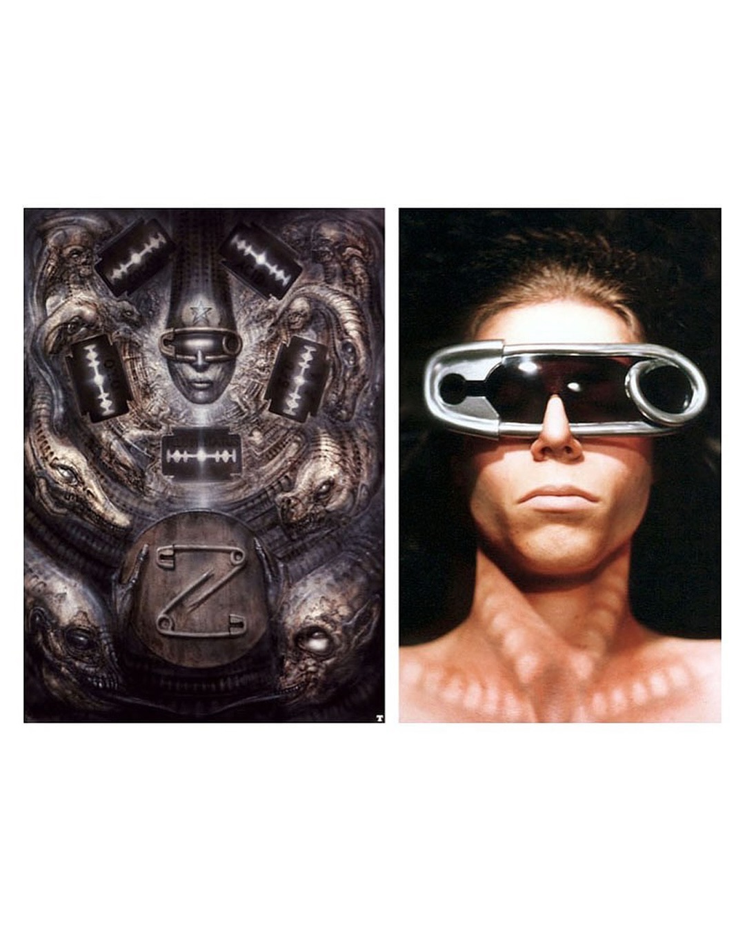 H.R. GIGER PIERCED A 1978 PAINTING WITH SAFETY PINS (image 4)