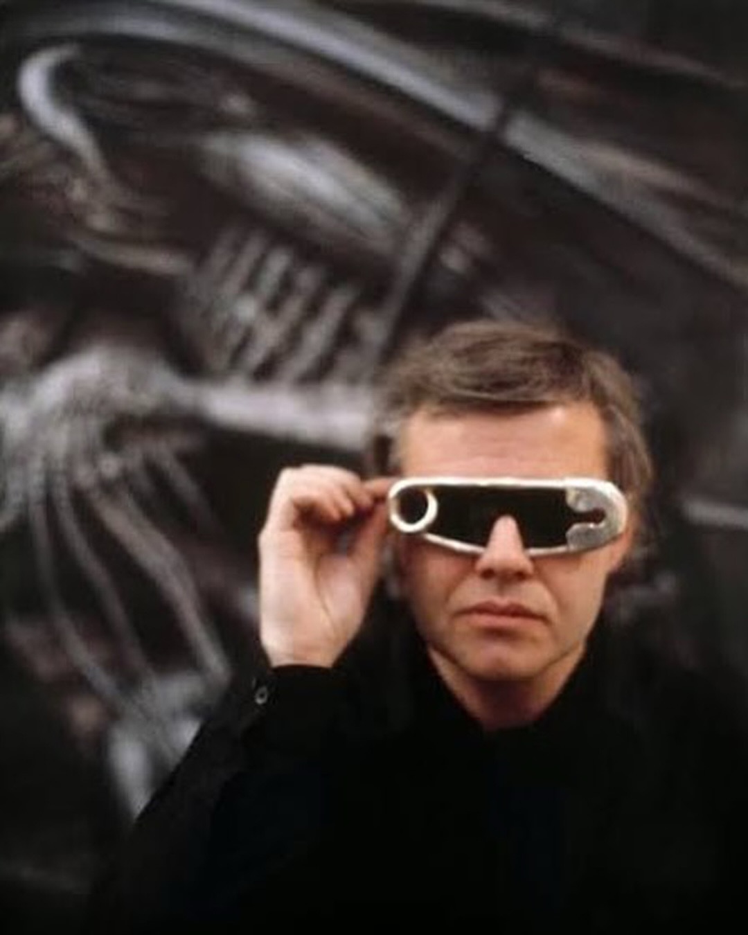 H.R. GIGER PIERCED A 1978 PAINTING WITH SAFETY PINS (image 6)