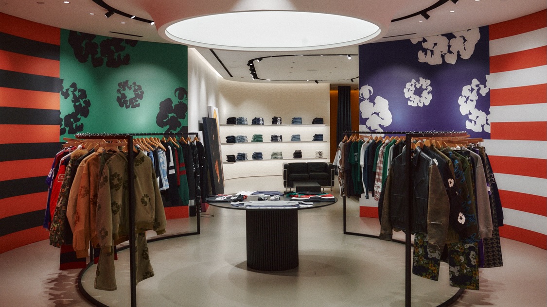 Denim Tears Atlanta residency storefront at Lenox Square