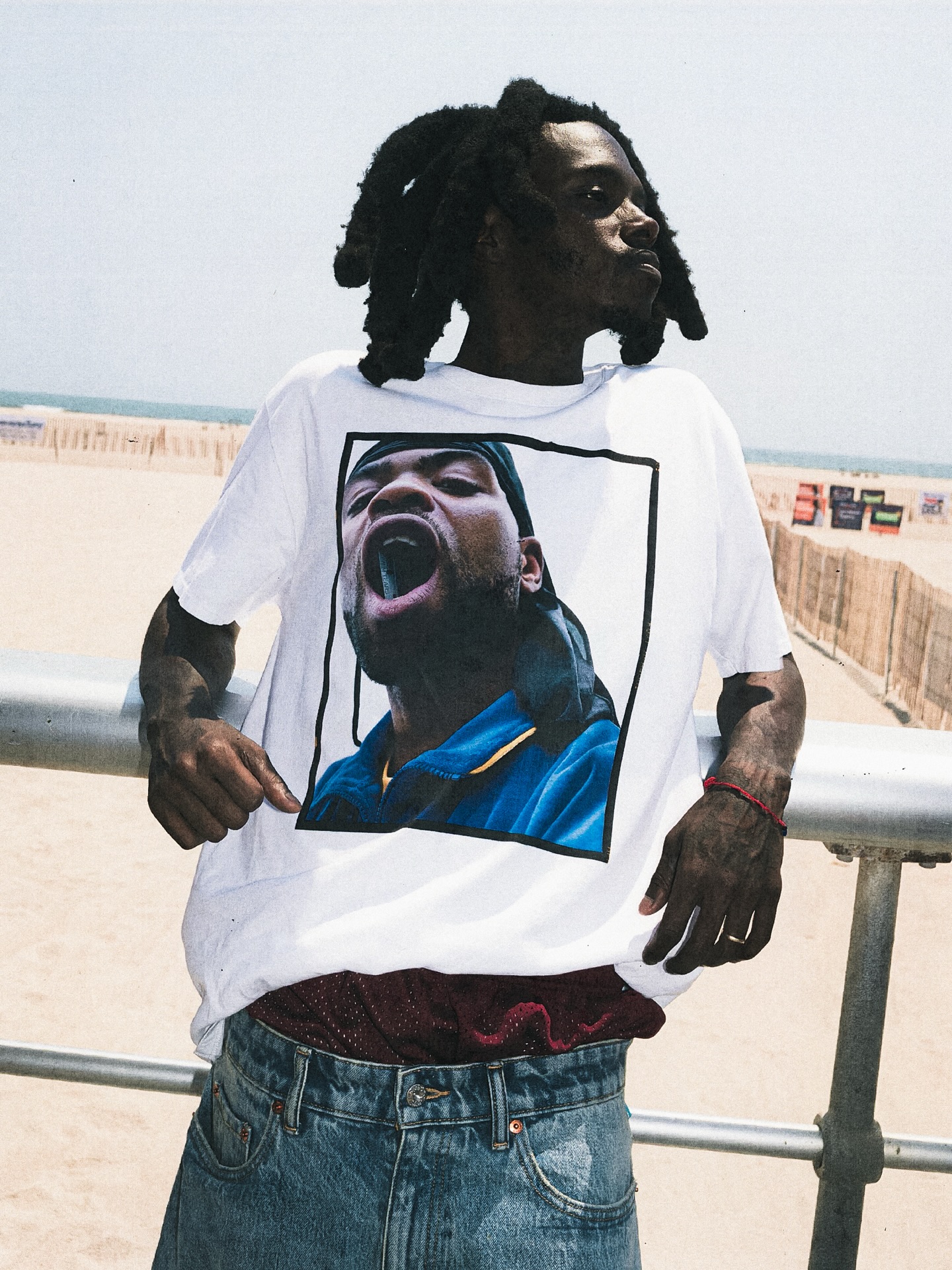 Denim Tears Act III pt. 2 lookbook imagery for the SS26 Cotton Wreath drop featuring sideshow127, sexafterchurch and anysiakym