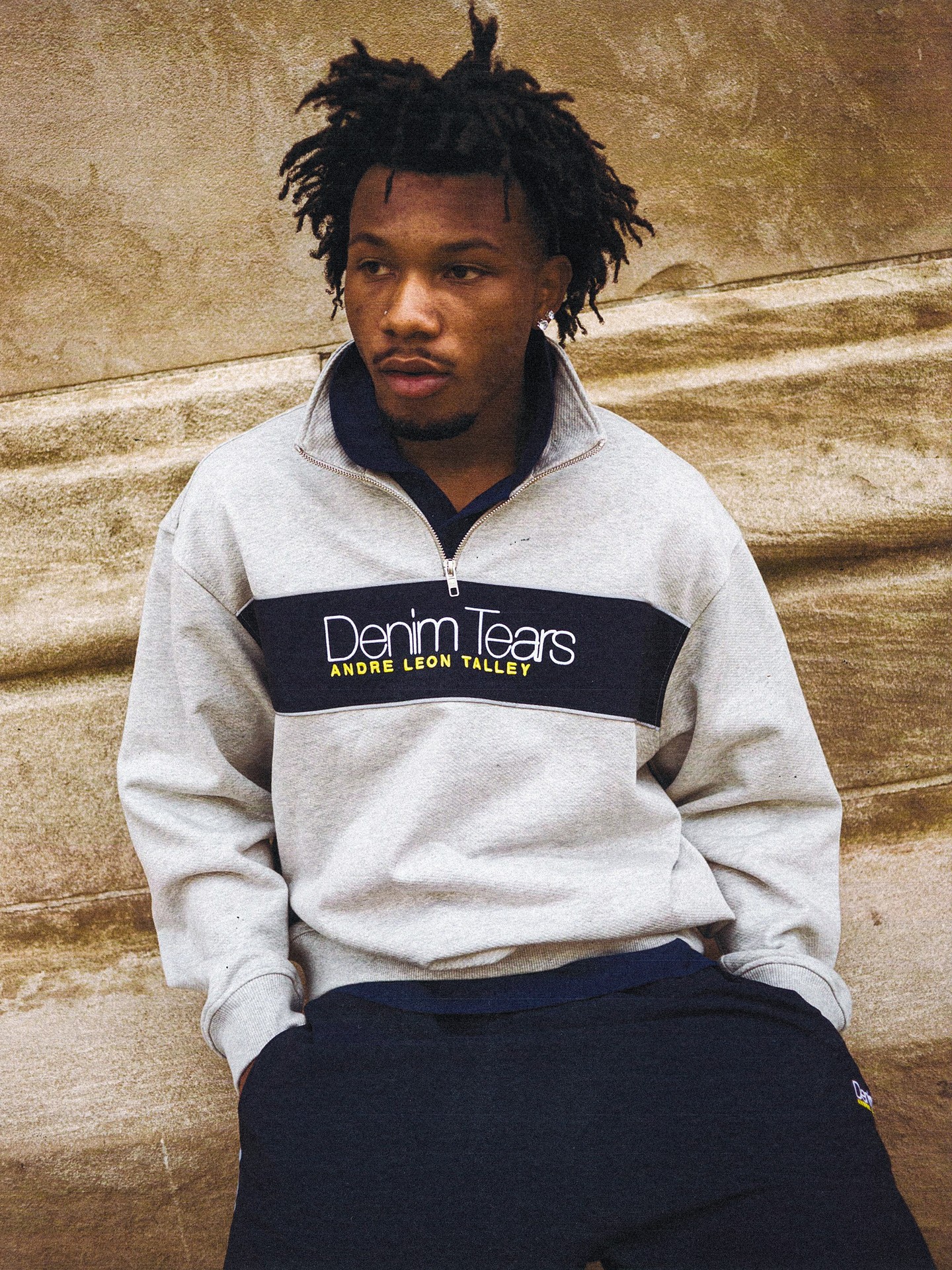 Denim Tears Fall/Winter 26 Drop One campaign image announcing the August 14 release.