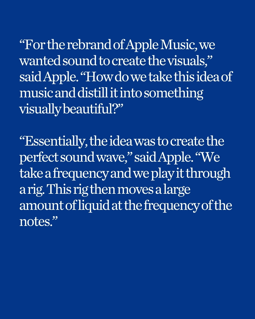 Apple Music's New Logo Was Shaped by Sound in Oil (image 4)
