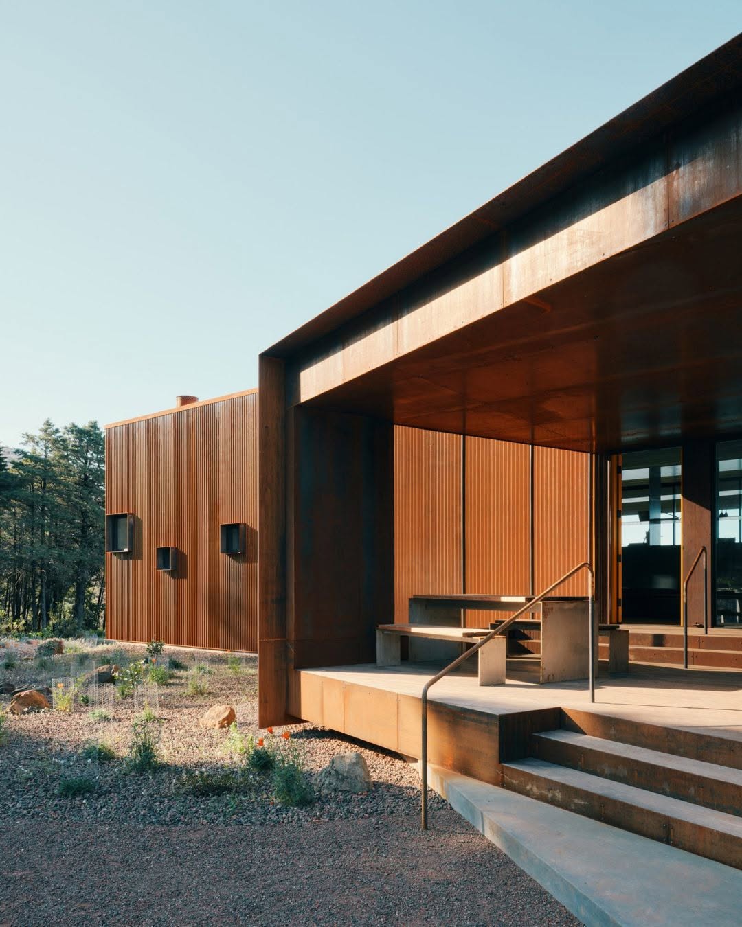 Faulkner Architects Rebuilt a Burned House in Healdsburg With Corten Steel (image 3)