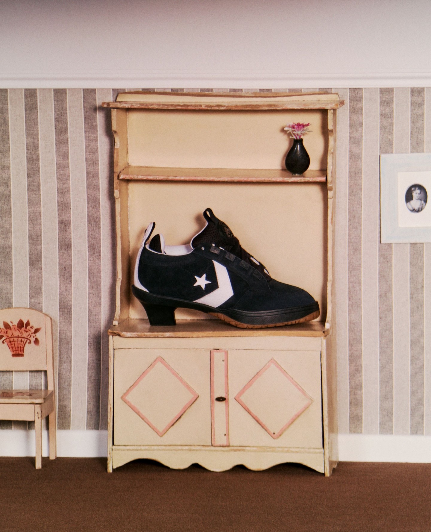 Vaquera x Converse VX 1 Heel announcement image from Dover Street Market Los Angeles