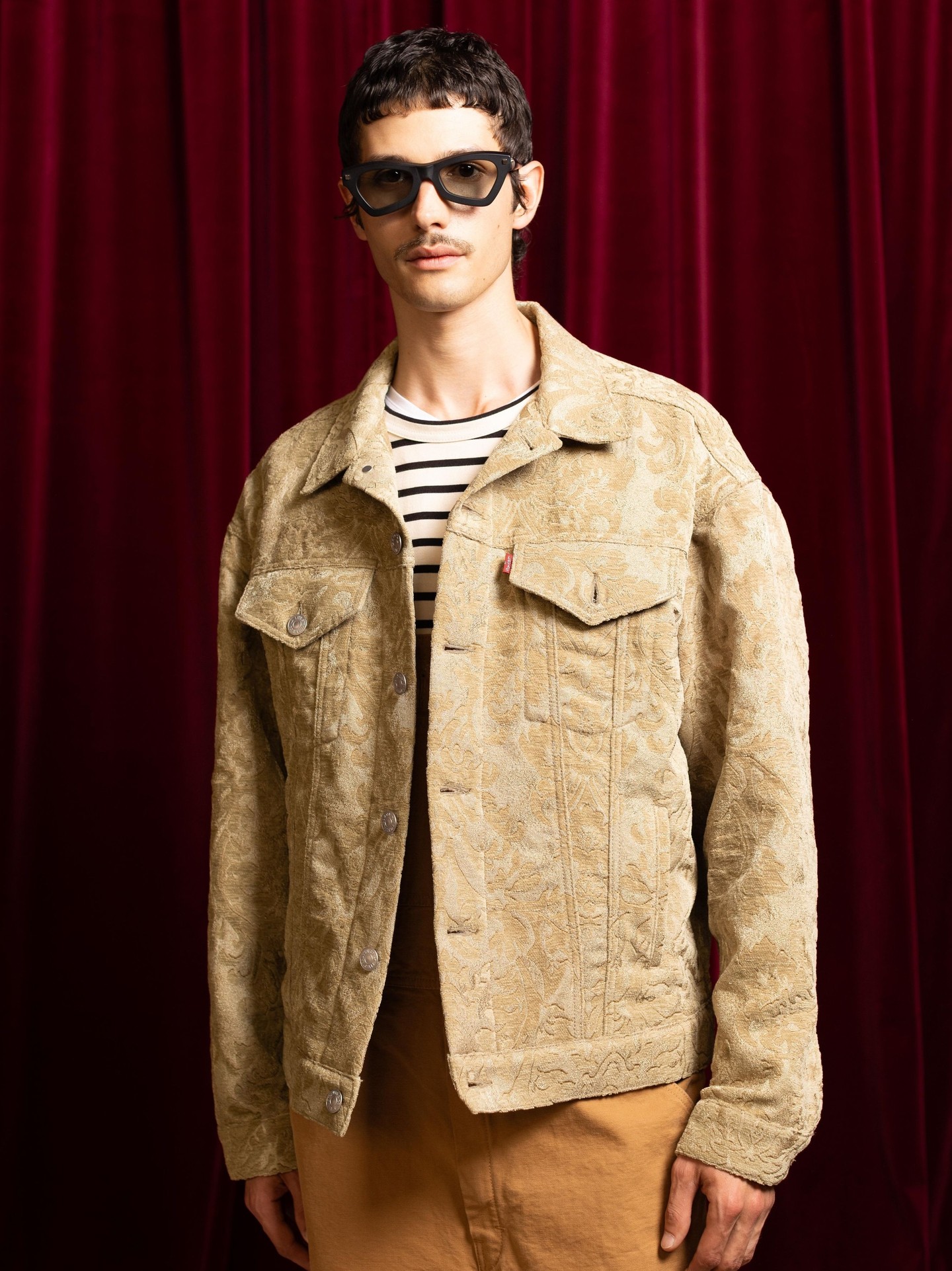 JUNYA WATANABE MAN SWAPS PATCHWORK FOR 18TH CENTURY BROCADE (image 2)