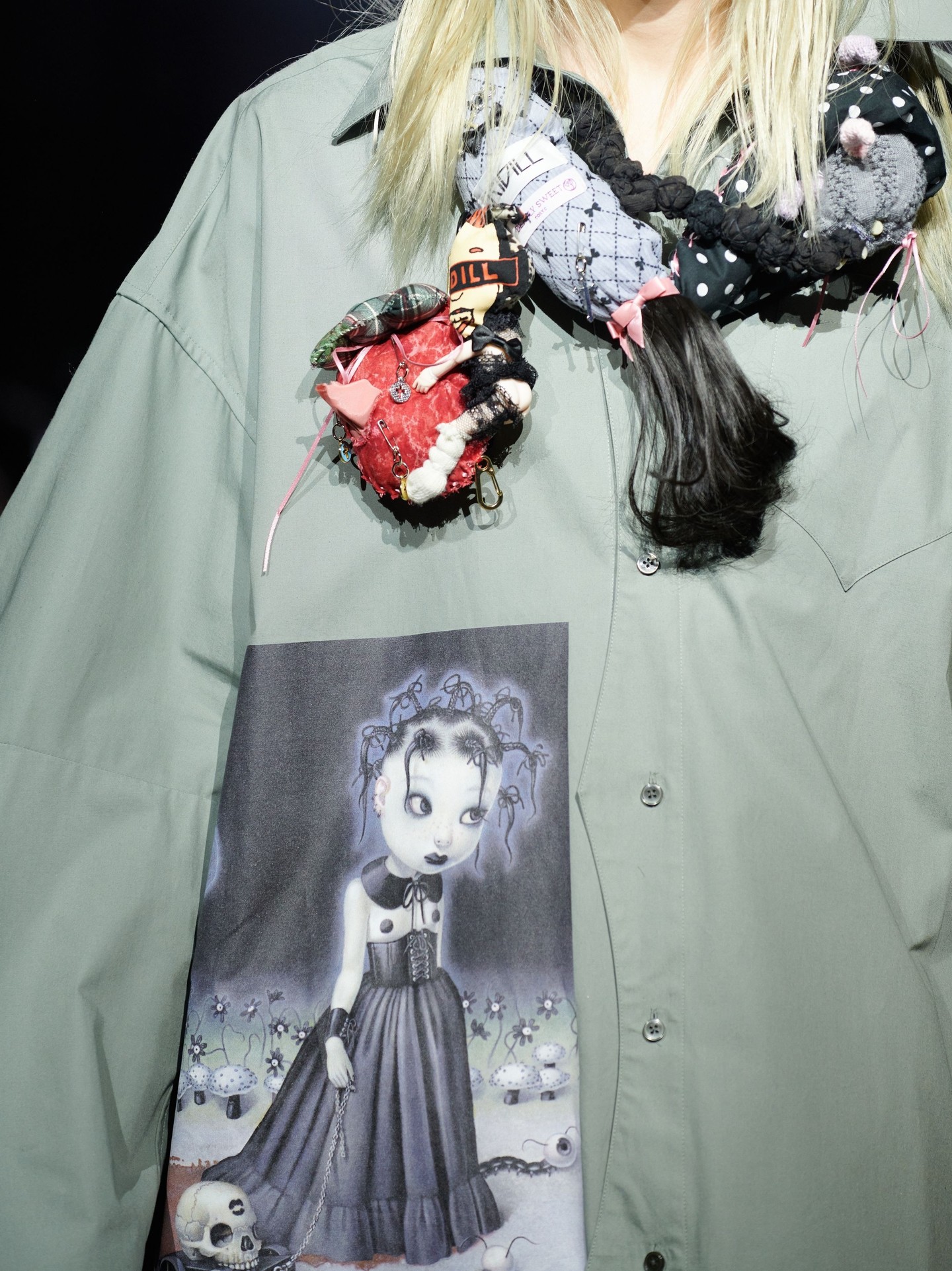 Kidill's FW26 HEAVEN collection displayed in store at Dover Street Market Los Angeles.