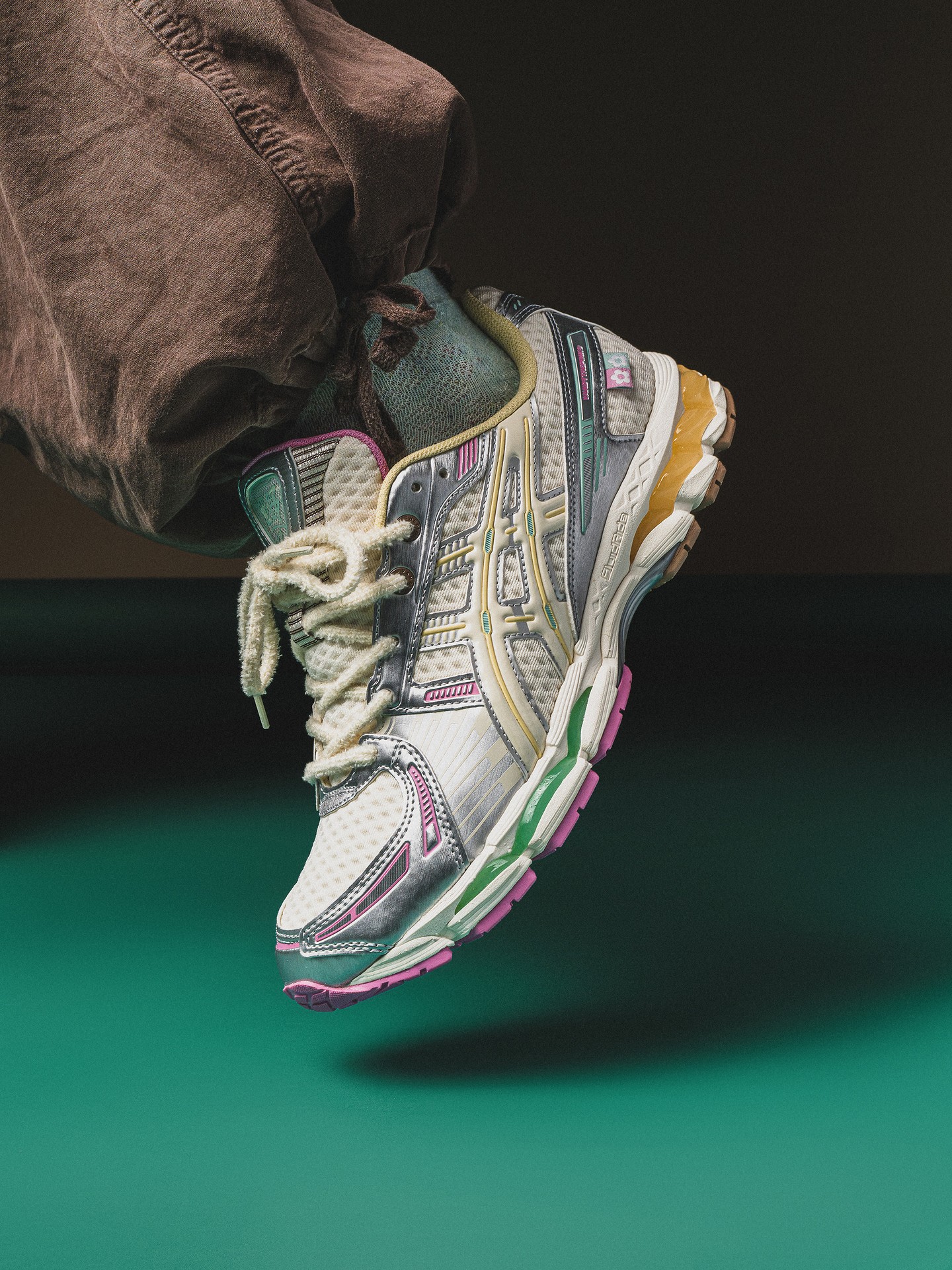 The Asics Vandy The Pink Gel Kayano 12.1 sneaker from the Dover Street Market New York release.