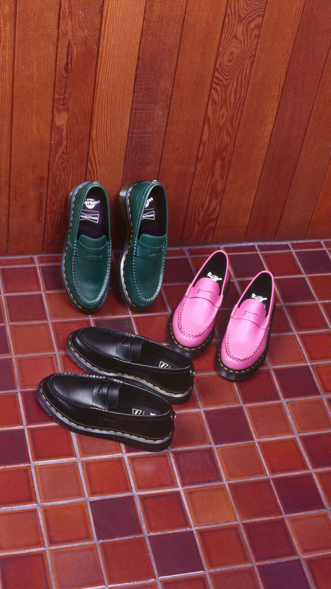 The Dr. Martens x Wasted Youth Penton Loafer collaboration.
